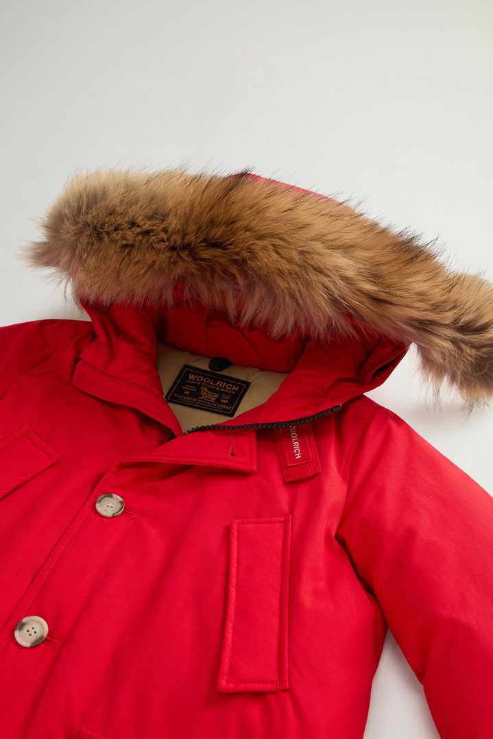 Arctic Parka van Ramar Cloth voor jongens met afneembaar bont Rood photo 4 | Woolrich