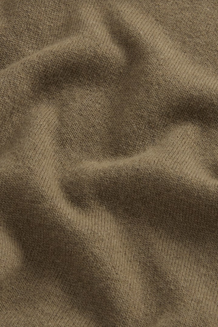 Crewneck Sweater in Pure Virgin Wool Green photo 3 | Woolrich