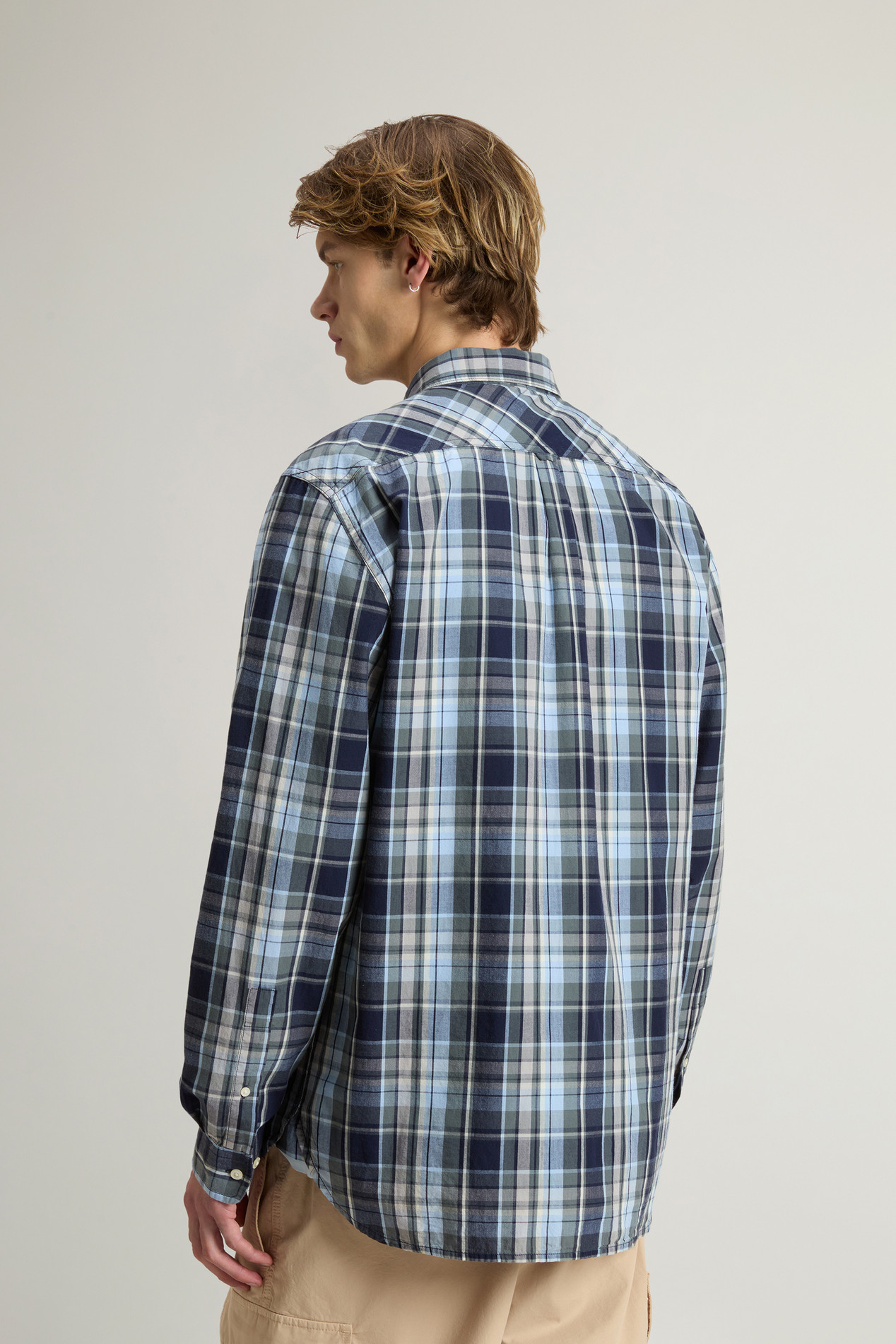 MADRAS SHIRT Blue photo 3 | Woolrich