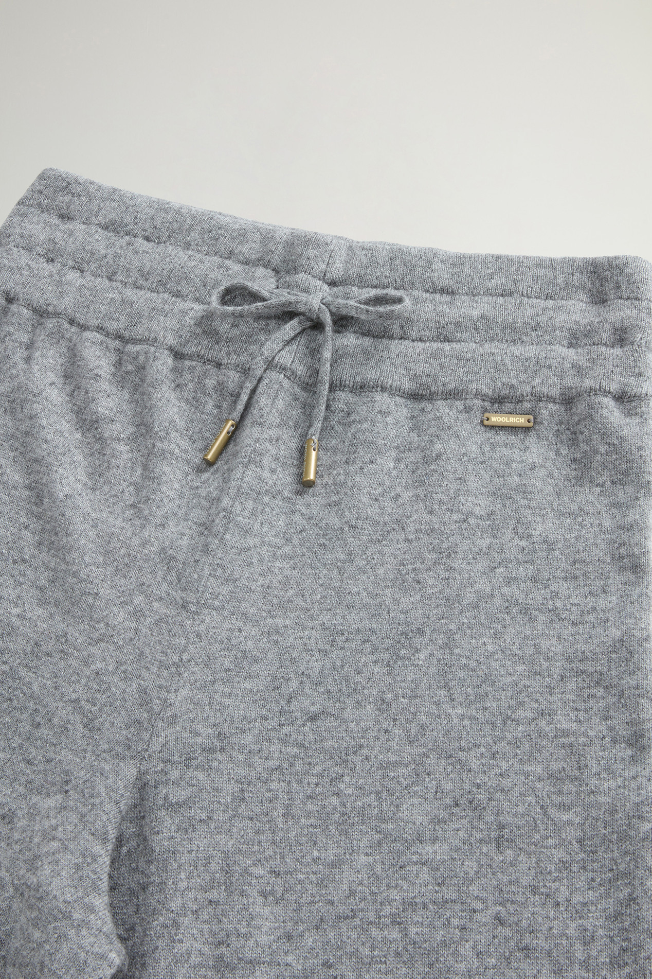 Wide-Leg Pants in Virgin Wool and Cashmere Blend Gray photo 4 | Woolrich