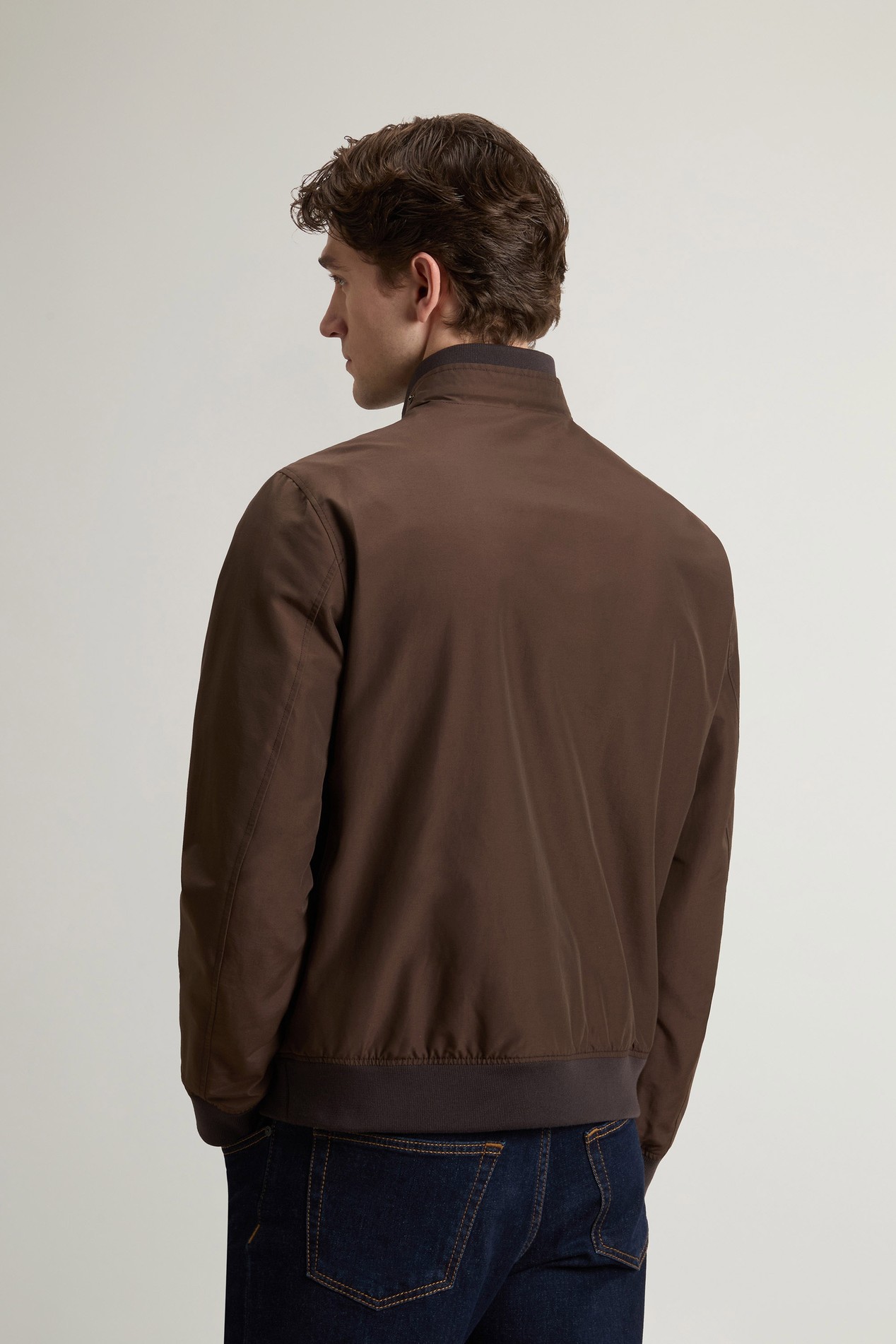 SPRING LEWIS BOMBER Brown photo 3 | Woolrich