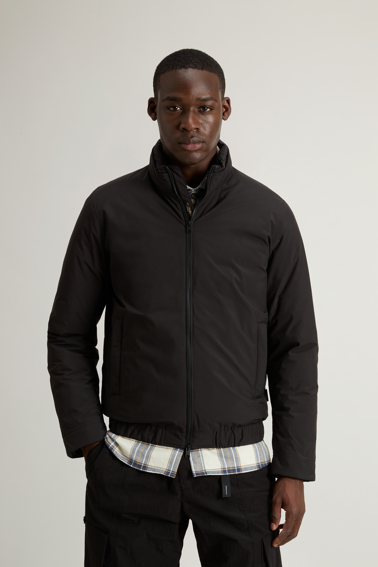 Padded Cloud Bomber Black photo 1 | Woolrich