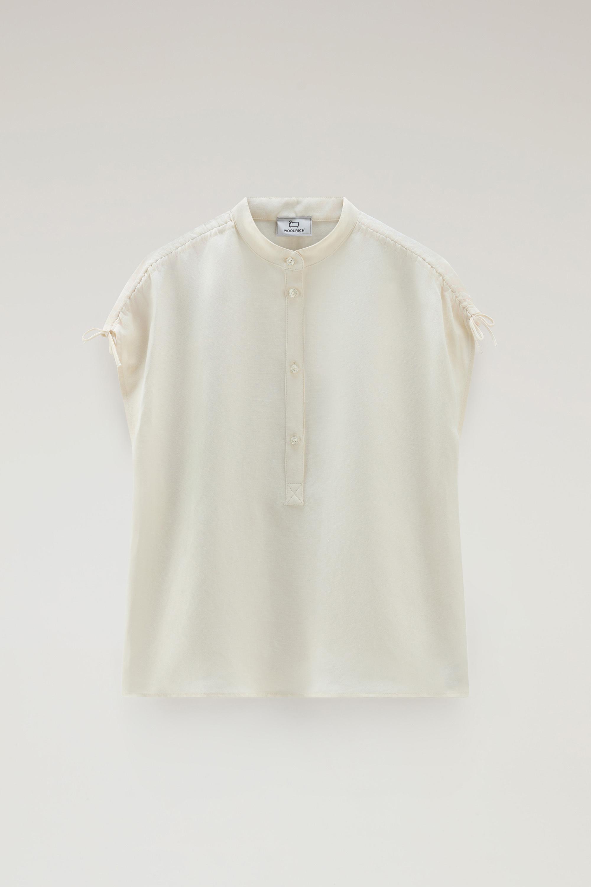 Blouse in Linen Blend White photo 1 | Woolrich