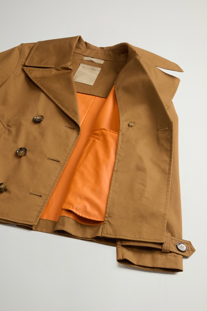 TECH COTTON PEACOAT Brown photo 8 | Woolrich