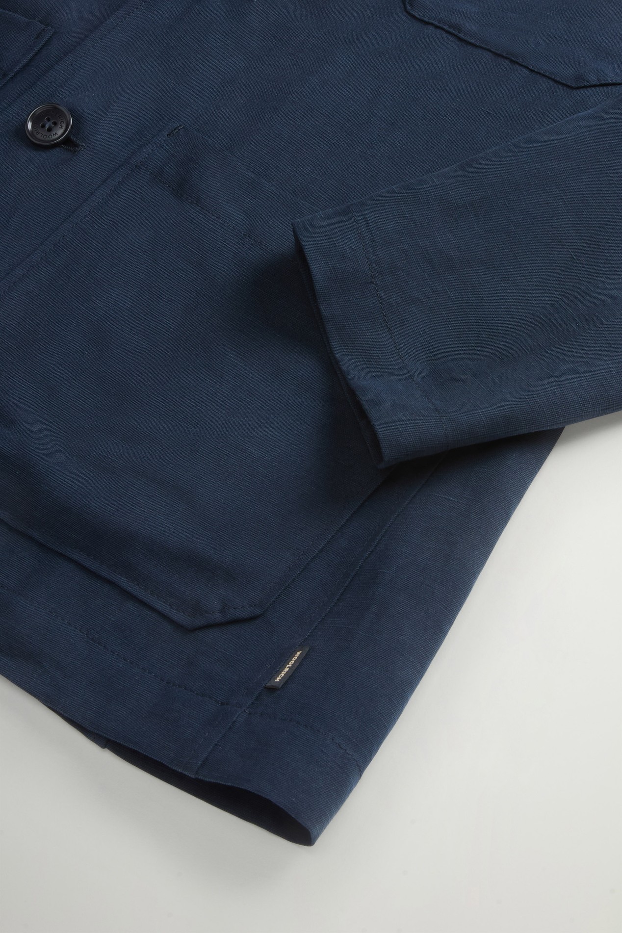 Blazer in Linen Blend Blue photo 7 | Woolrich