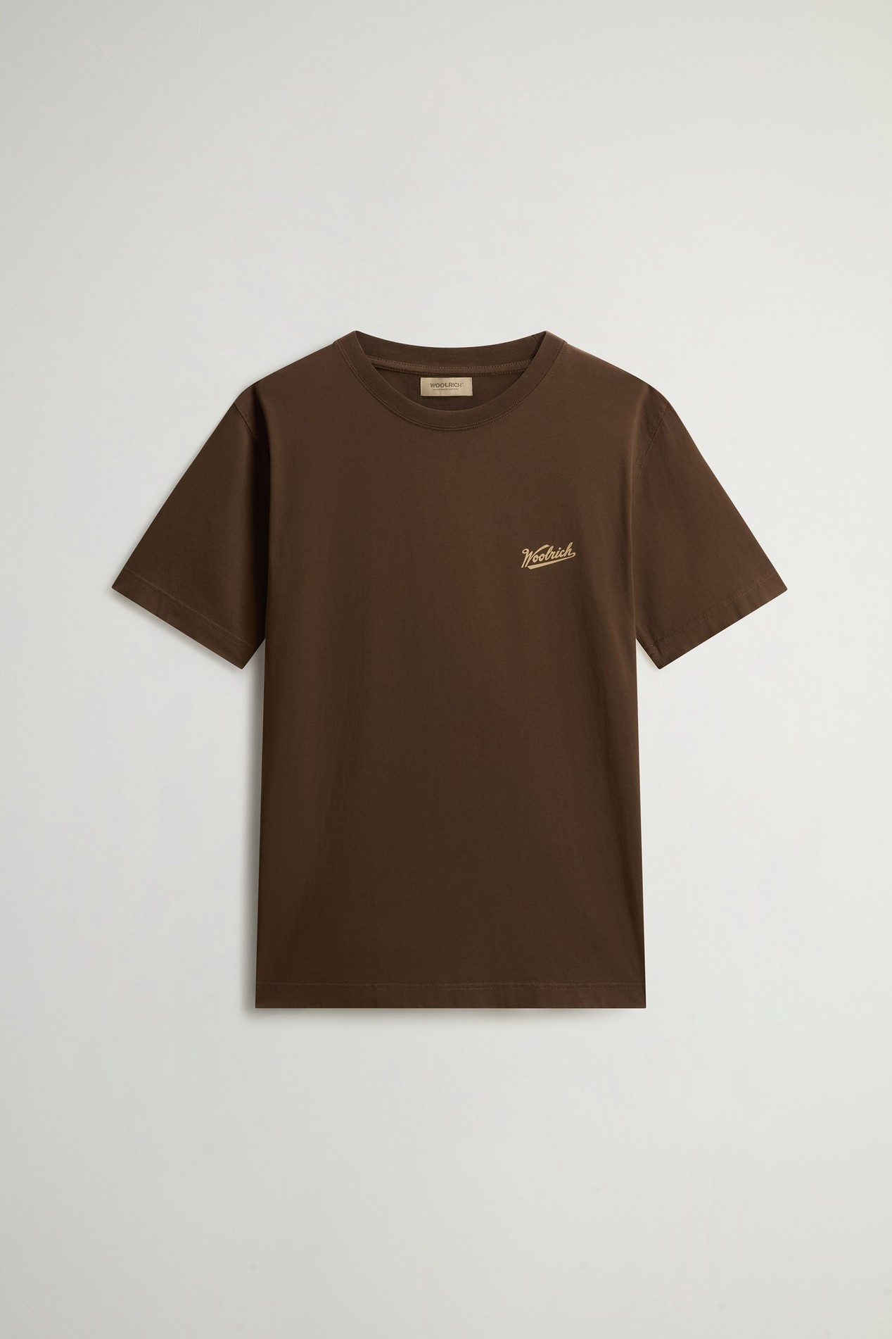 COTTON GRAPHIC T-SHIRT Brown photo 5 | Woolrich