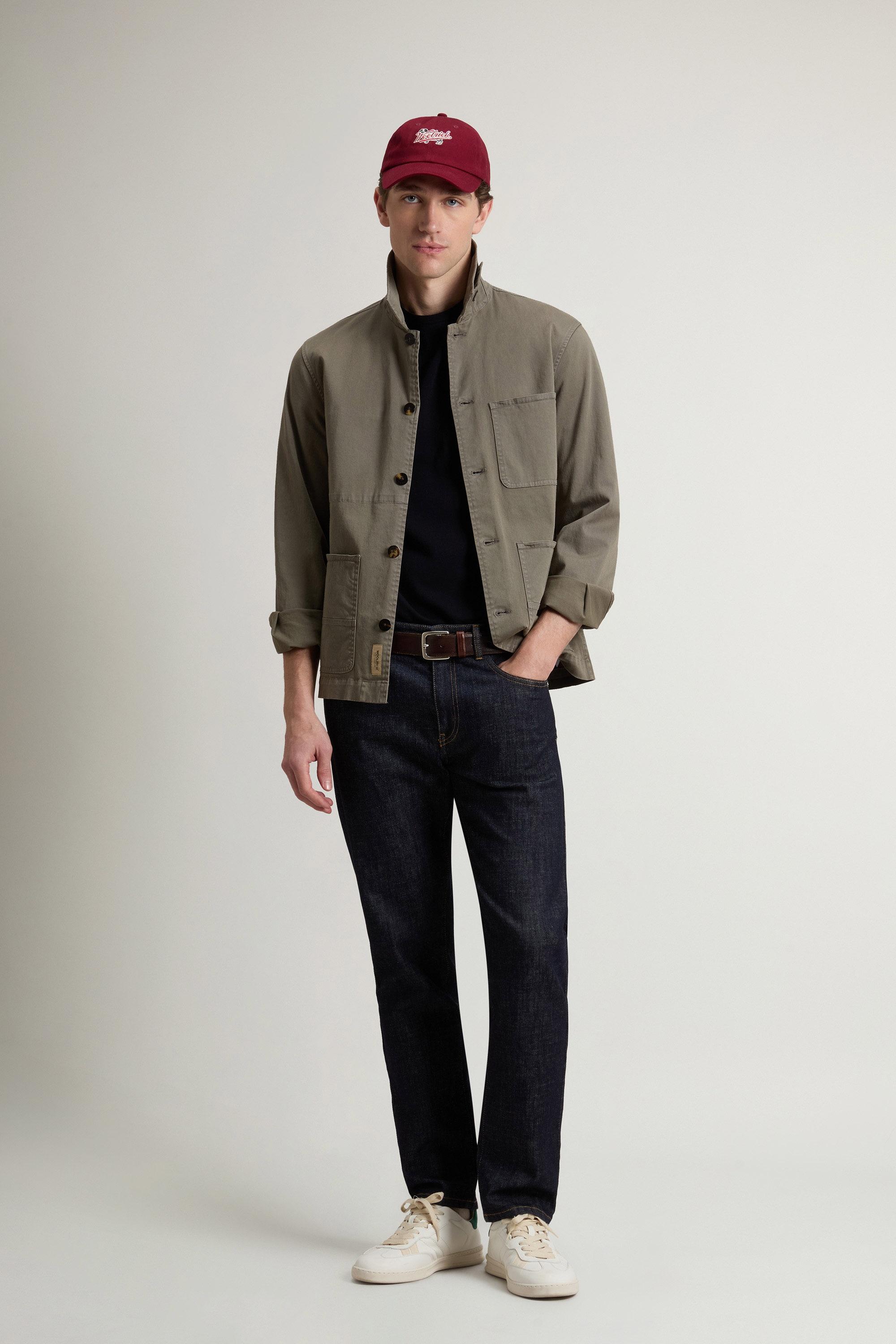 Giacca a camicia Chore tinta in capo in twill di cotone Verde photo 1 | Woolrich