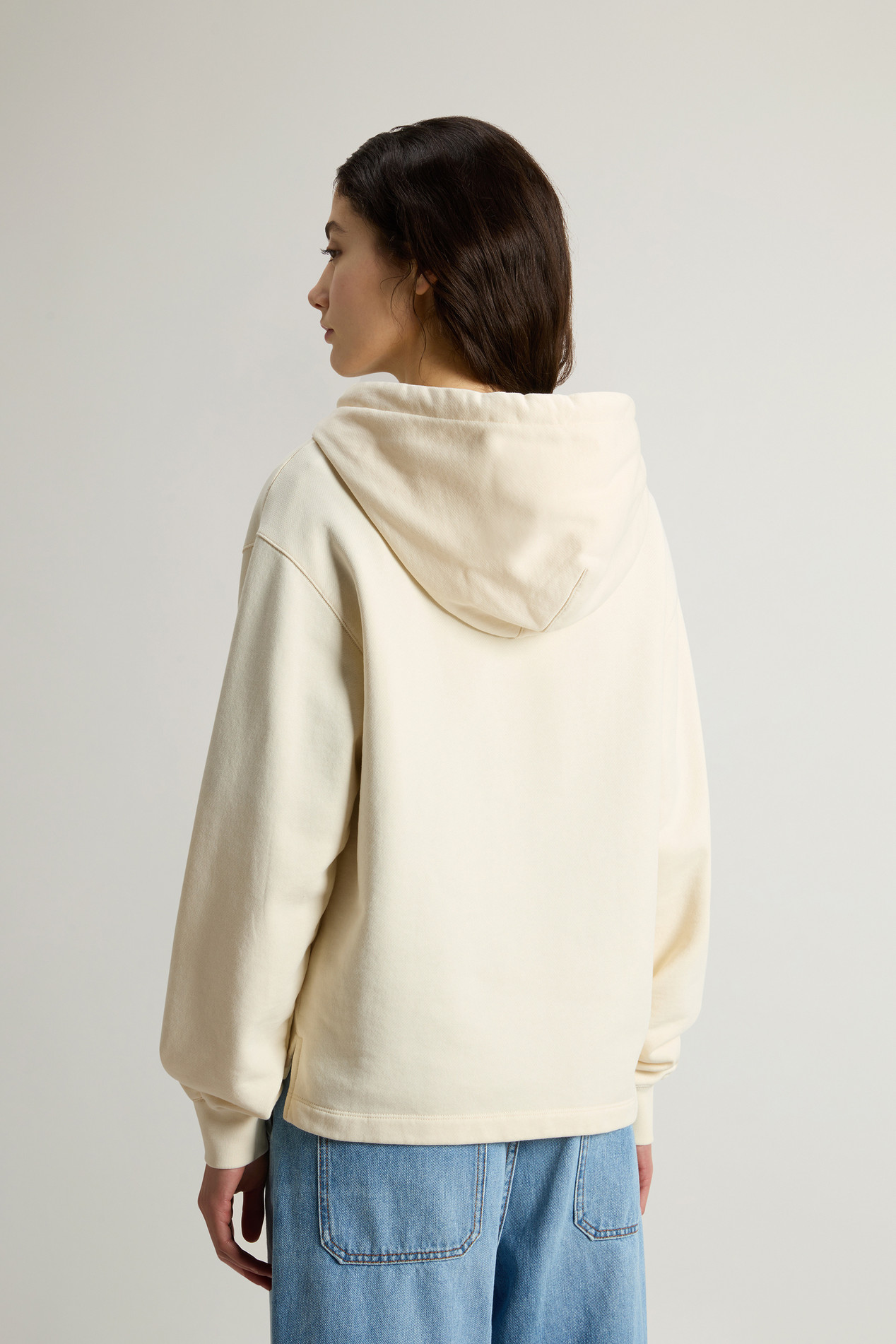 Pure Cotton Hoodie White photo 3 | Woolrich