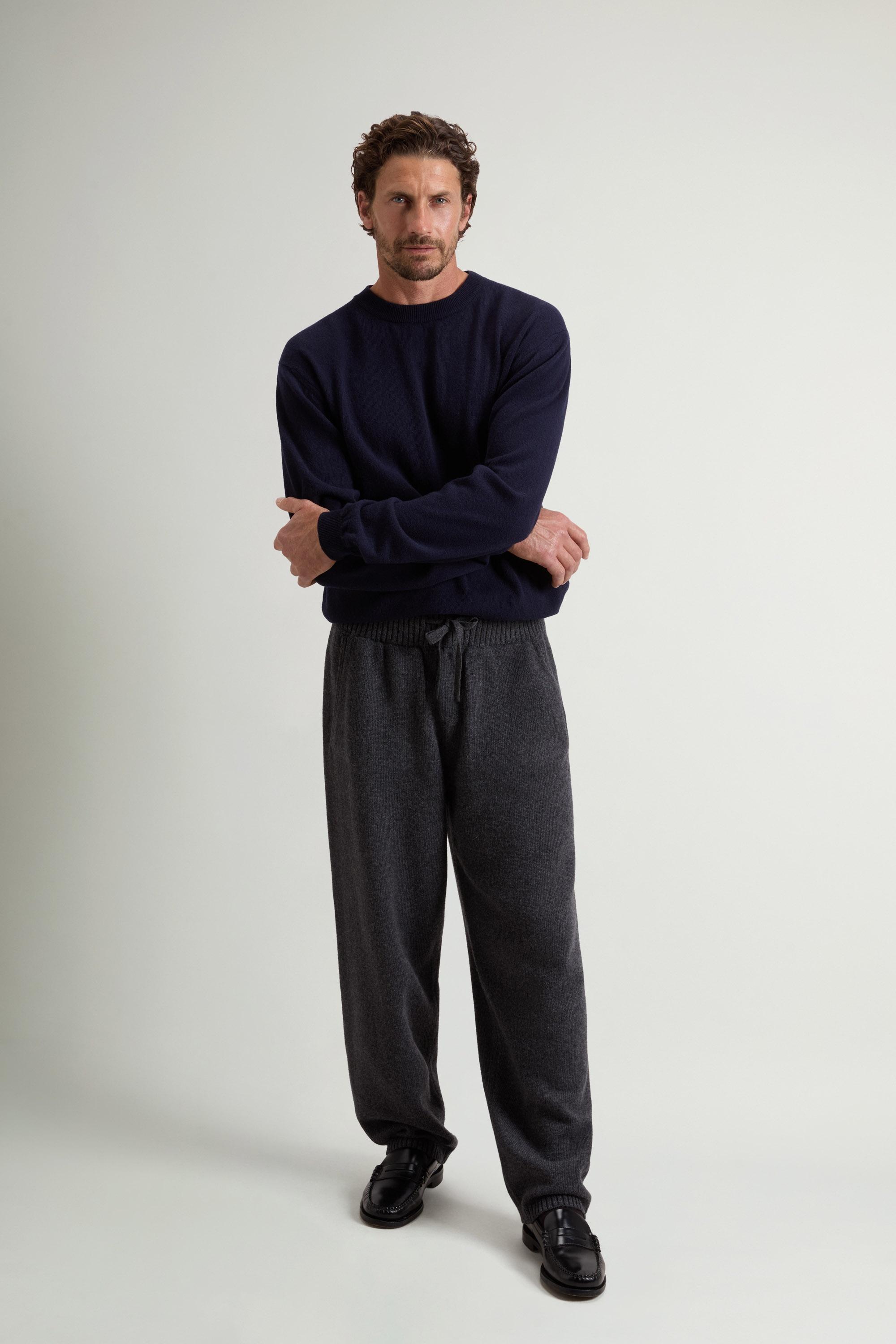 Jogging Pants in Pure Virgin Wool Gray photo 1 | Woolrich