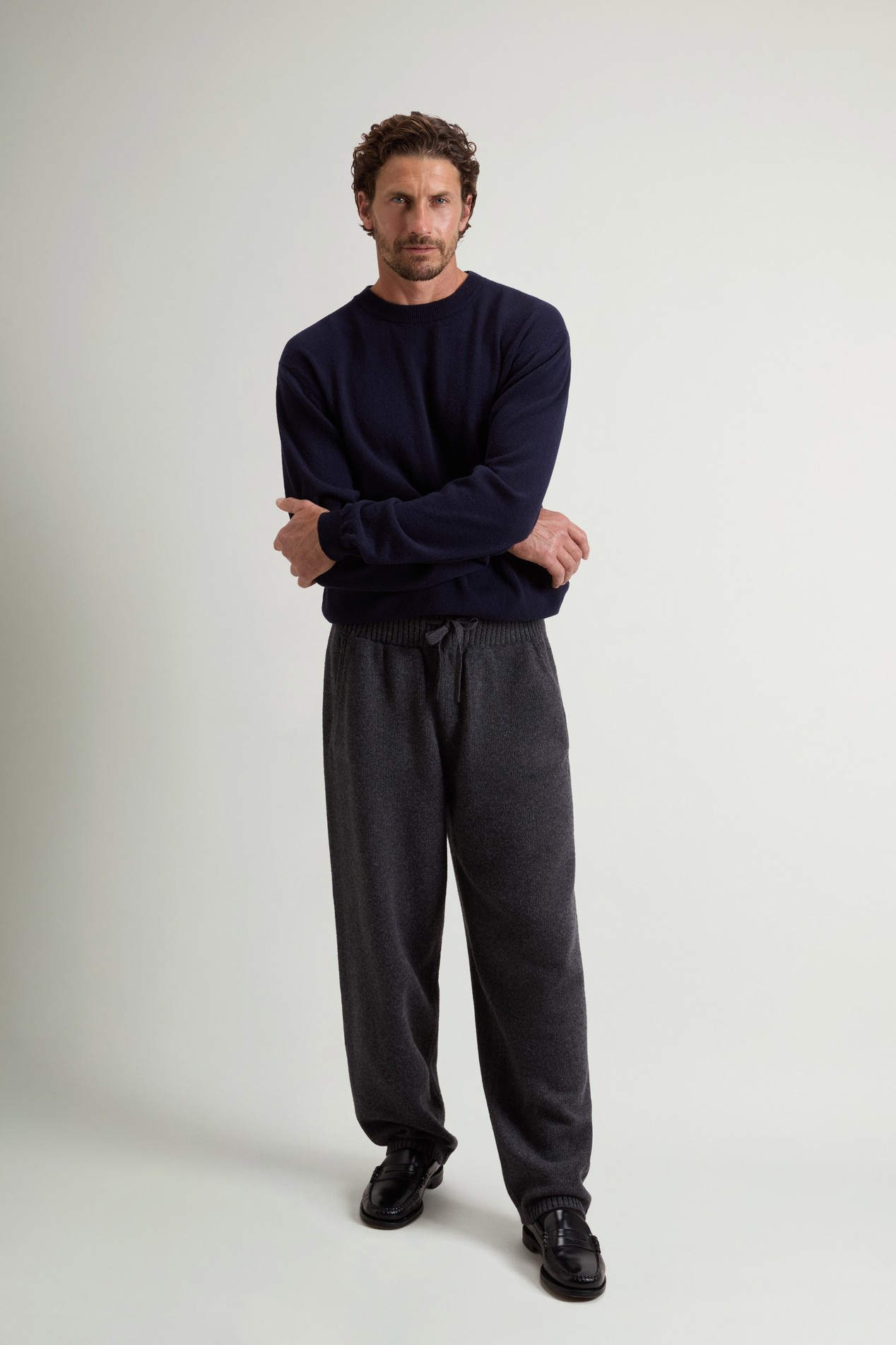 LAMBSWOOL SWEATPANT 7GG Gray photo 2 | Woolrich