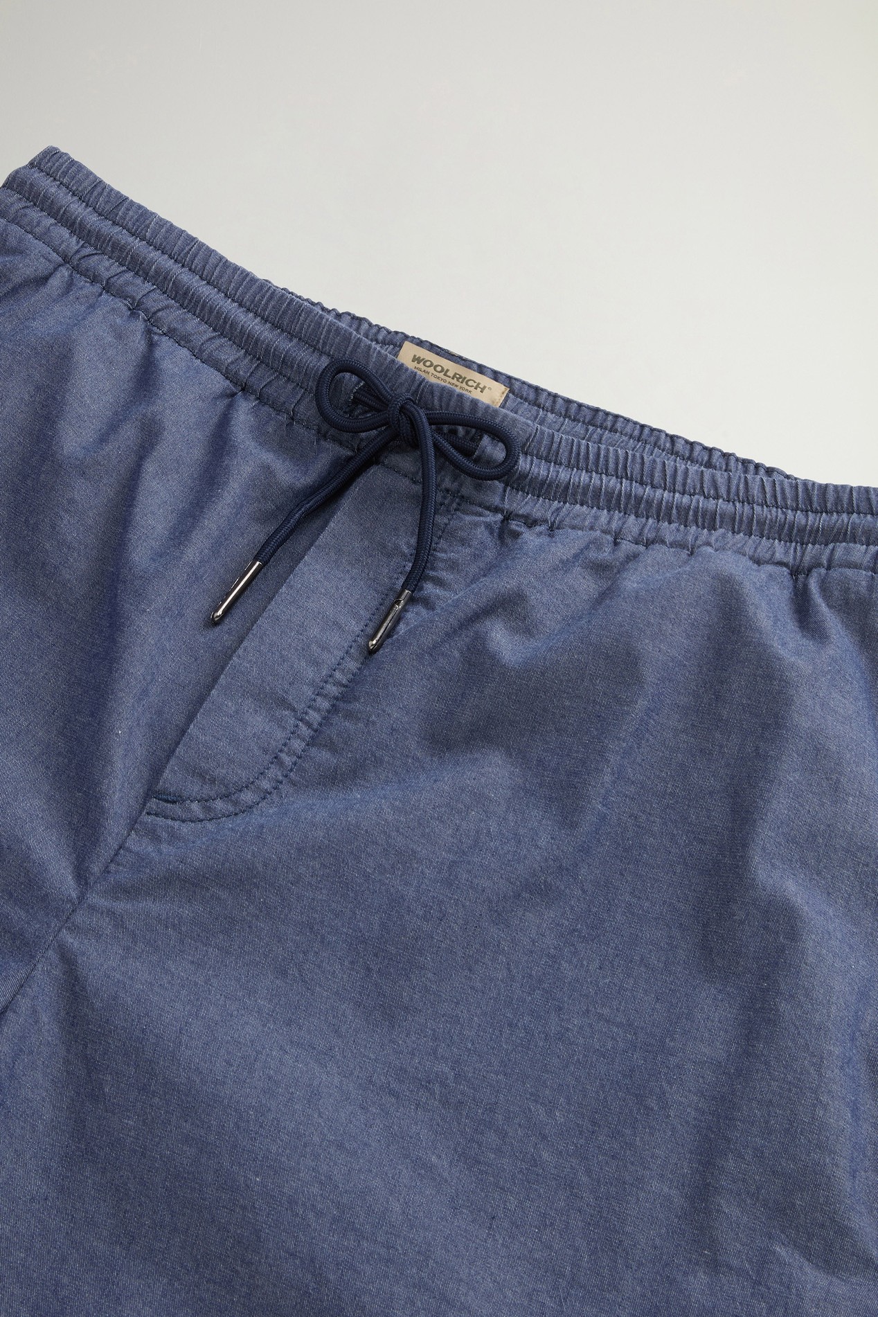 WASHED INDIGO SHORT Blue photo 4 | Woolrich