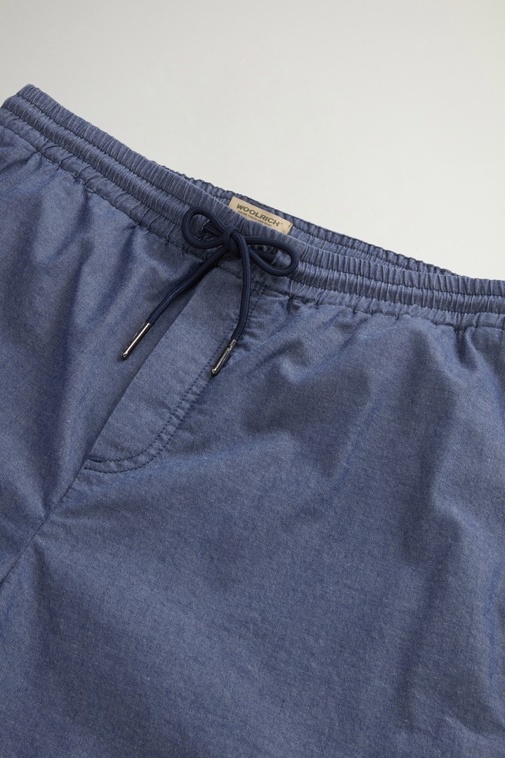 WASHED INDIGO SHORT Blue photo 4 | Woolrich