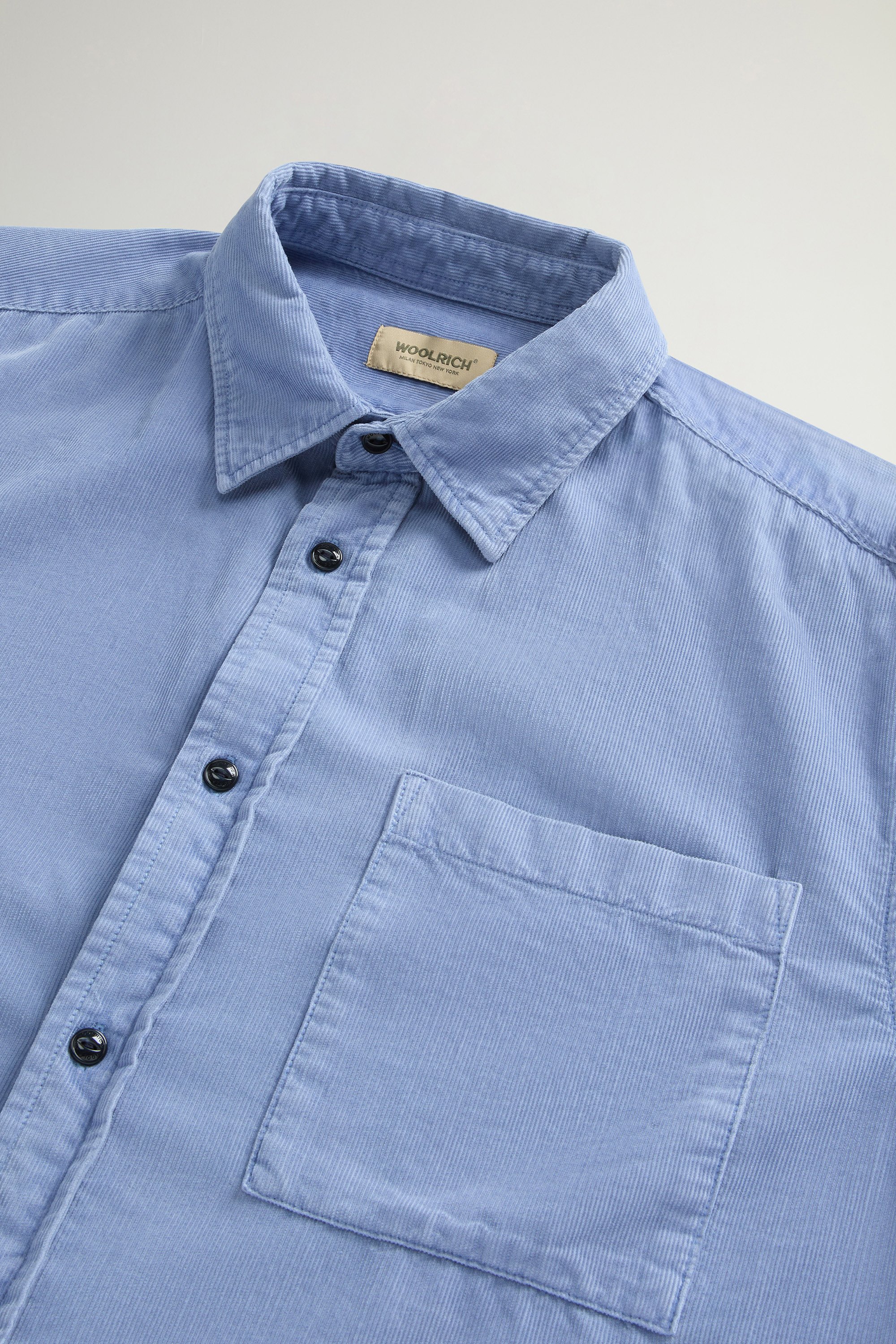 CORDUROY MACKEY SHIRT GD Blue photo 6 | Woolrich