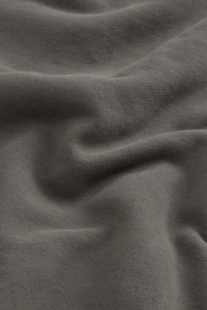 Garment-Dyed Hoodie in Pure Cotton Green photo 2 | Woolrich