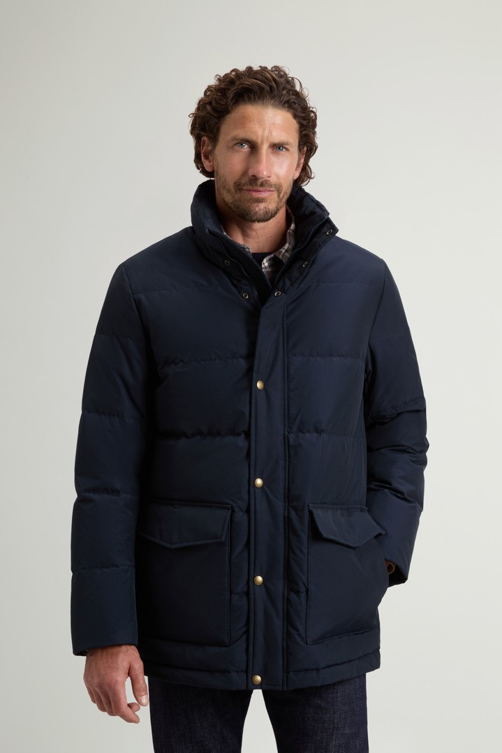 RAMAR CLOTH PUFFER Blue photo 1 | Woolrich