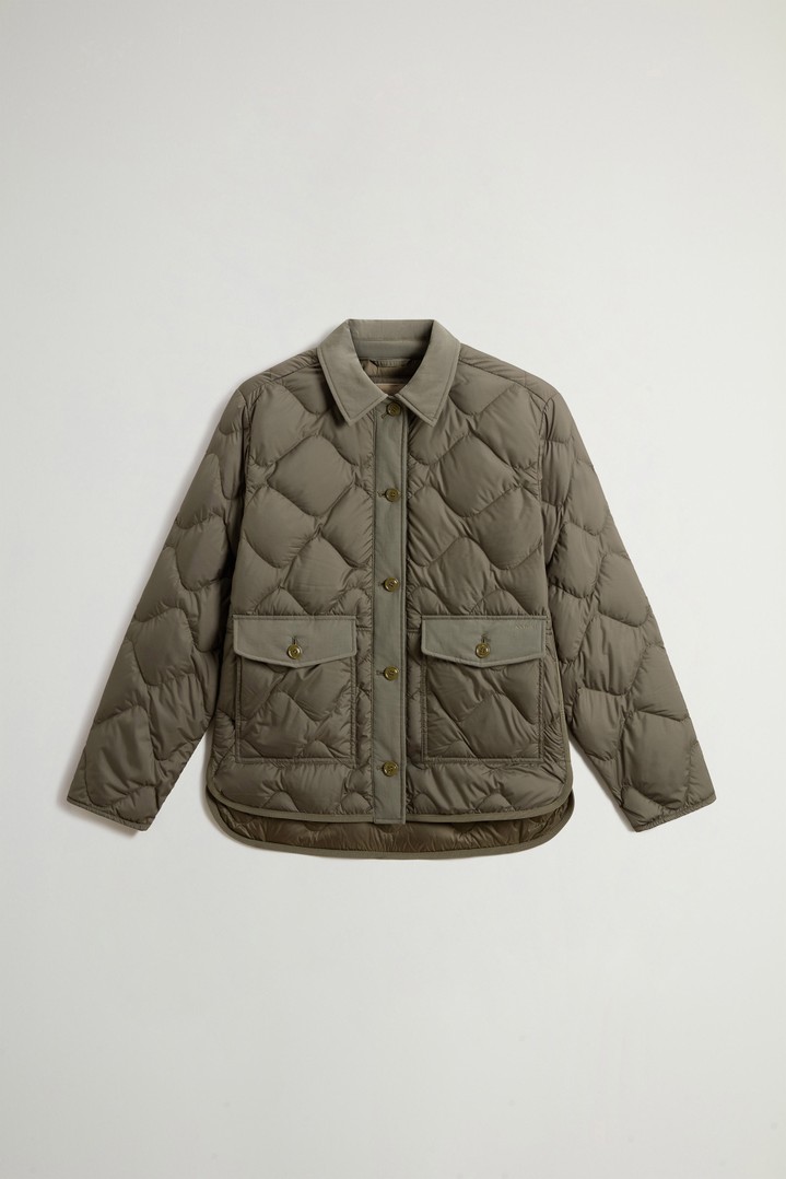 Quilted Microfiber Heritage Jacket Green photo 5 | Woolrich