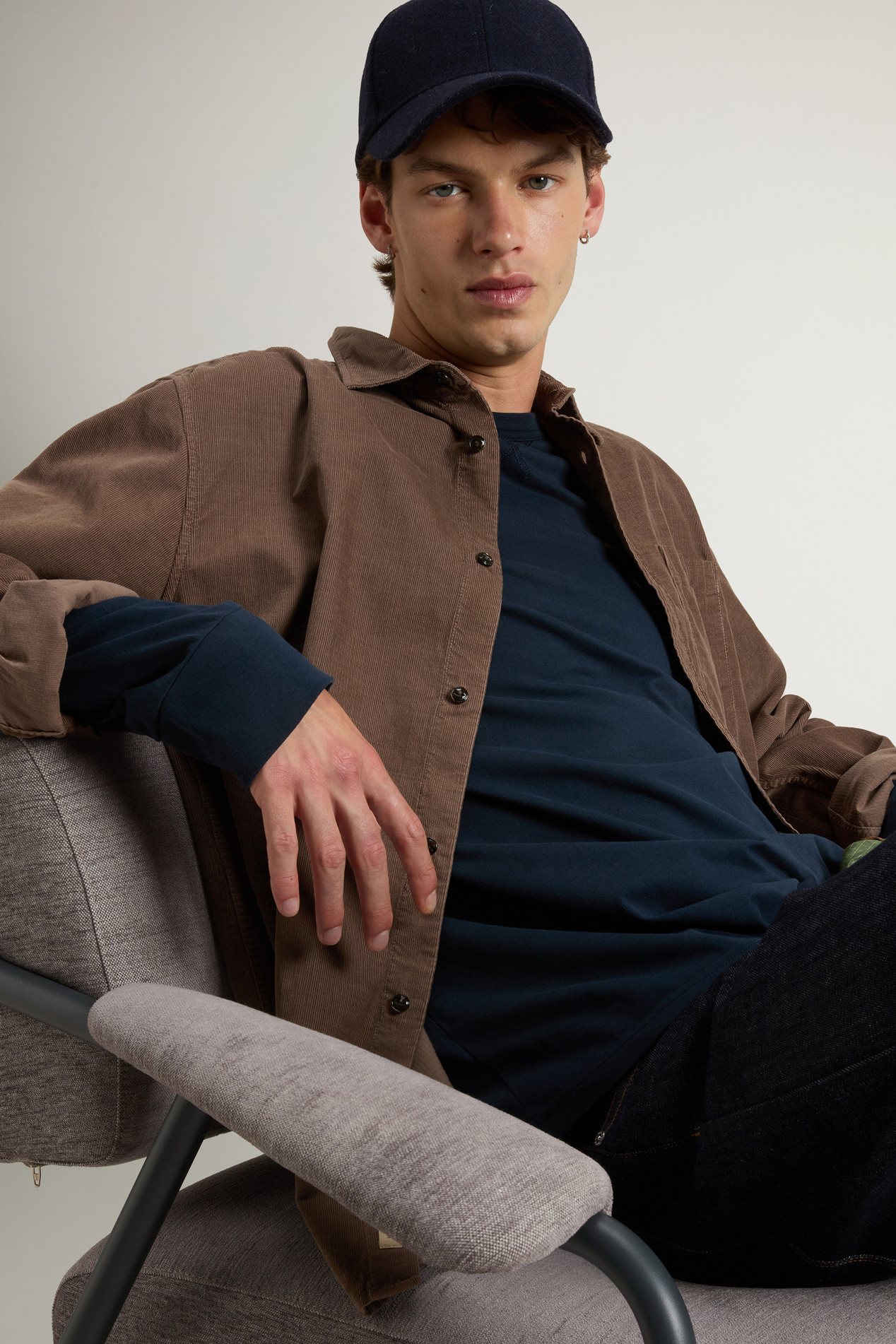 CORDUROY MACKEY SHIRT GD Brown photo 4 | Woolrich