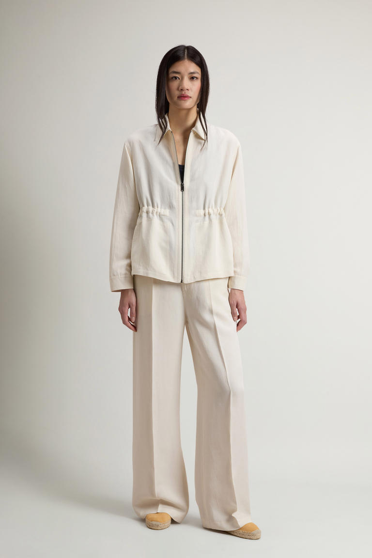 Overshirt aus einer Leinenmischung Weiß photo 1 | Woolrich