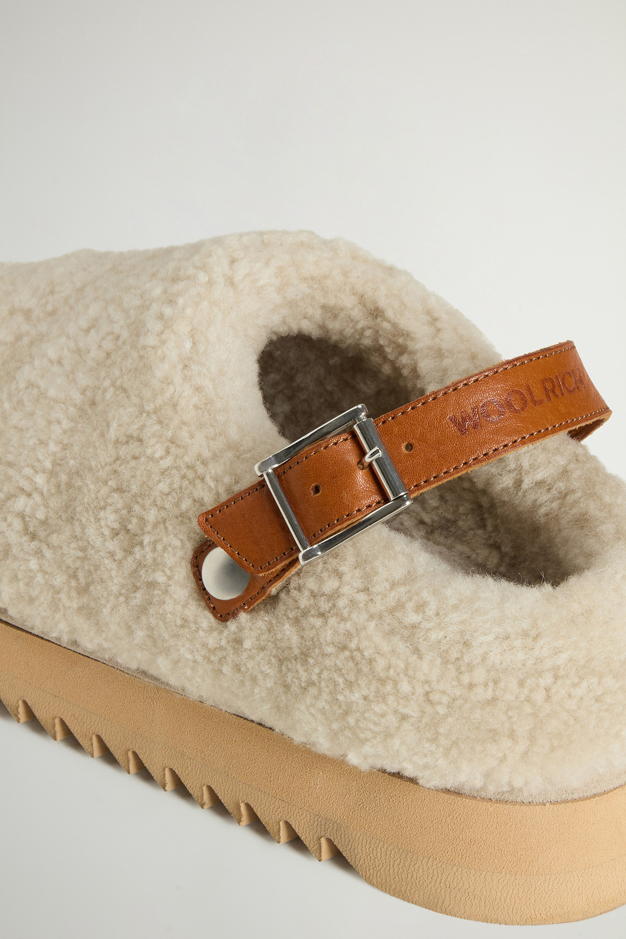 Shearling Mules Beige photo 5 | Woolrich