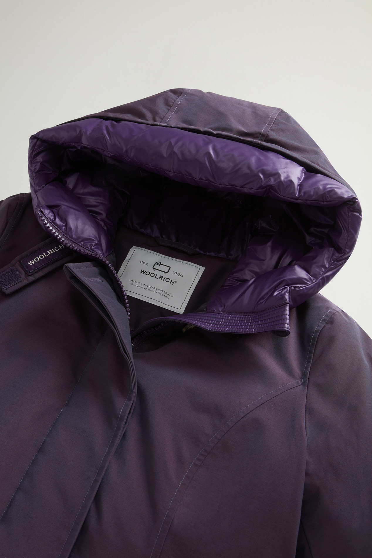 Arctic Parka in Ramar Cloth Purple photo 6 | Woolrich