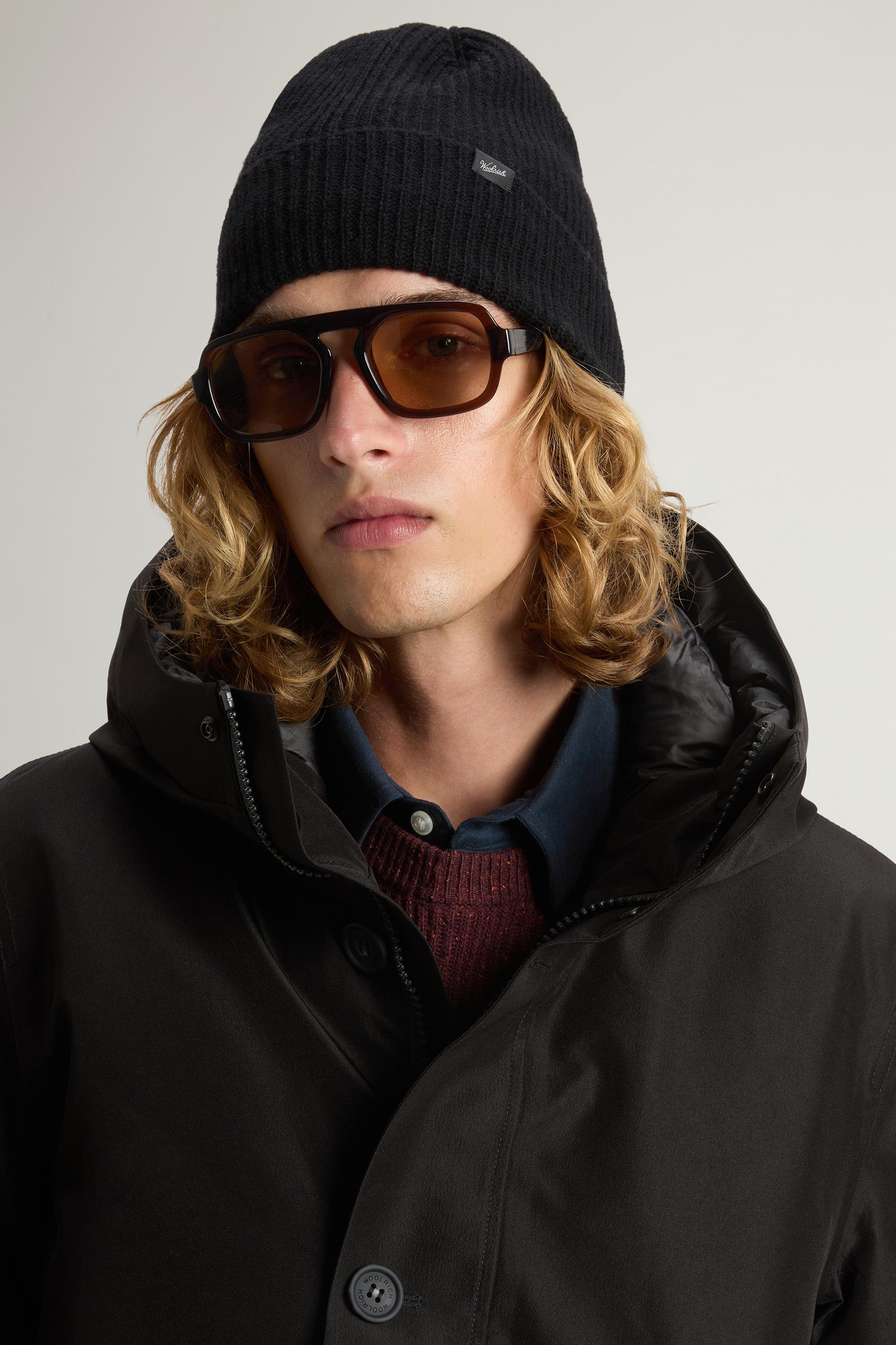 Beanie in Wool Blend Black photo 4 | Woolrich