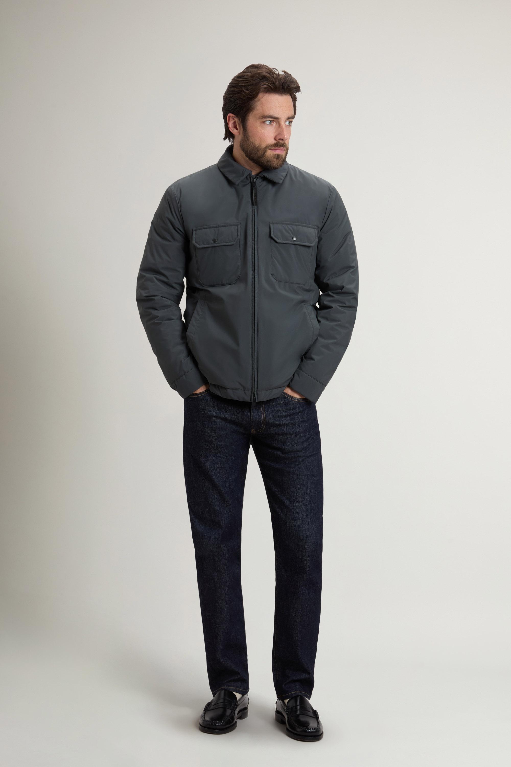 Cloud Padded Overshirt Gray photo 1 | Woolrich