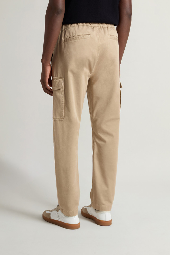 Garment-Dyed Cargo Pants with Belt Beige photo 3 | Woolrich