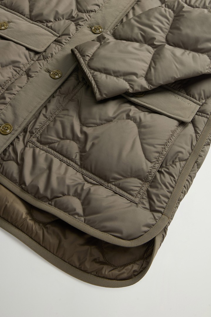 Quilted Microfiber Heritage Jacket Green photo 7 | Woolrich