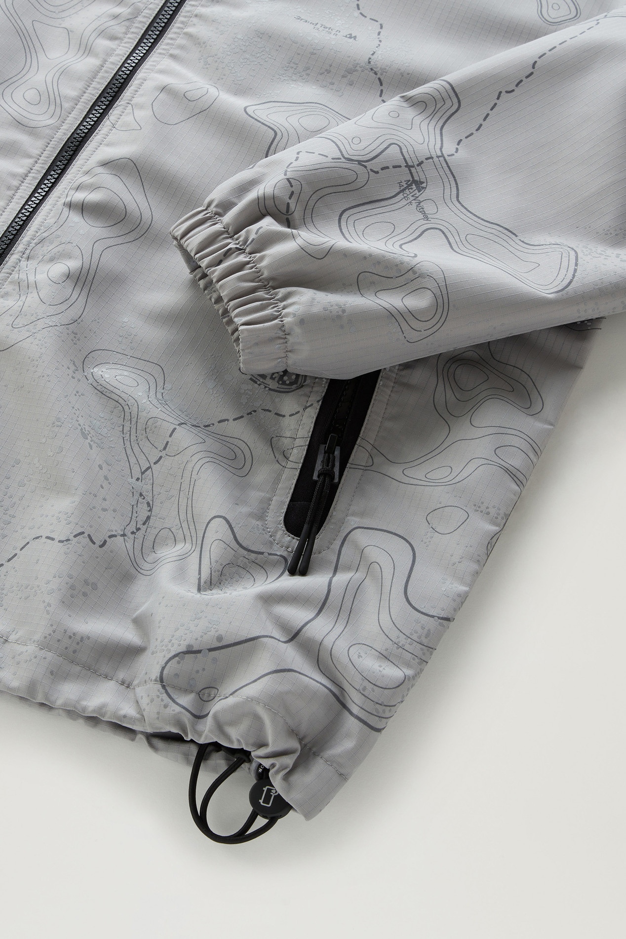 Reflective Jacket in Ripstop Fabric Gray photo 4 | Woolrich