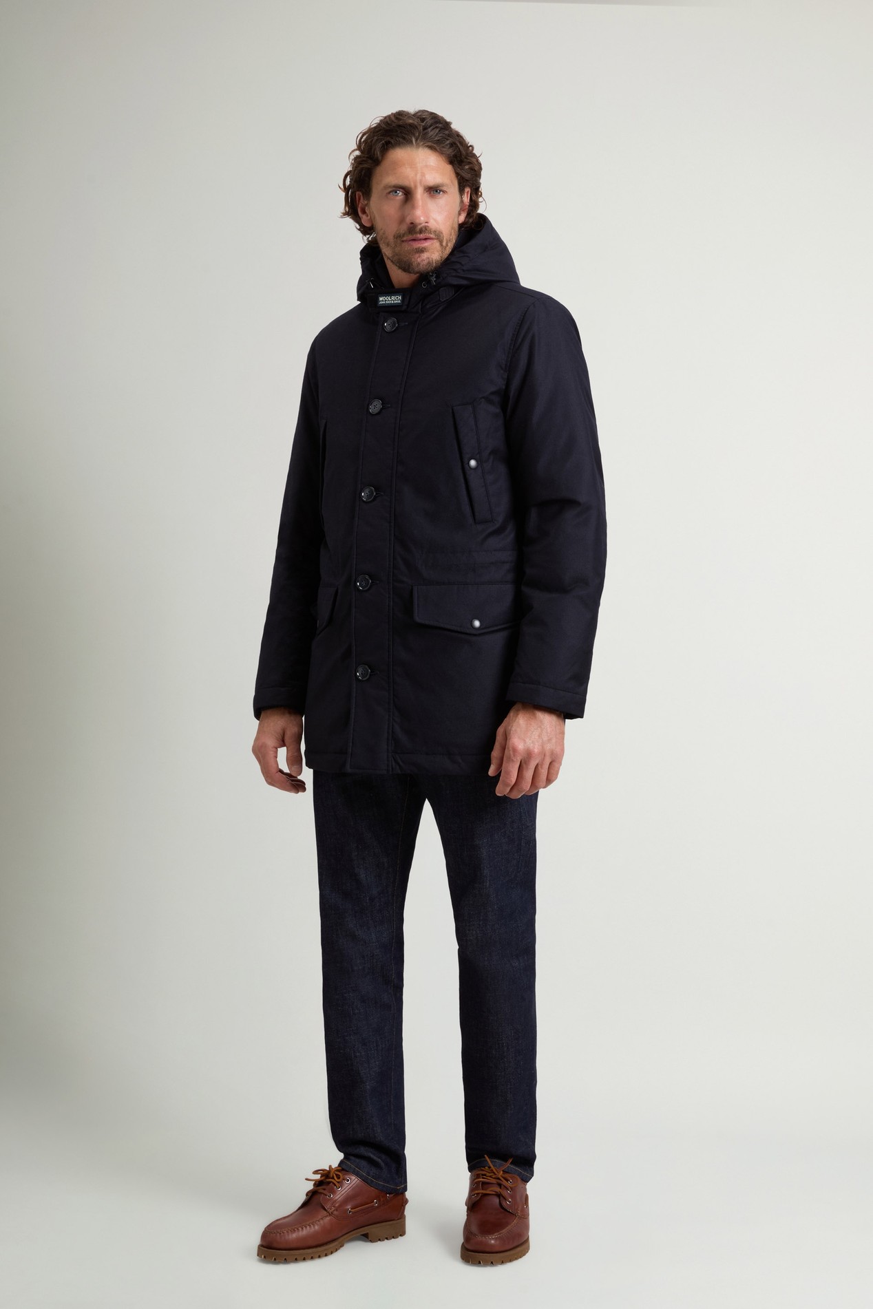 LP WOOL SILK PARKA Blue photo 2 | Woolrich