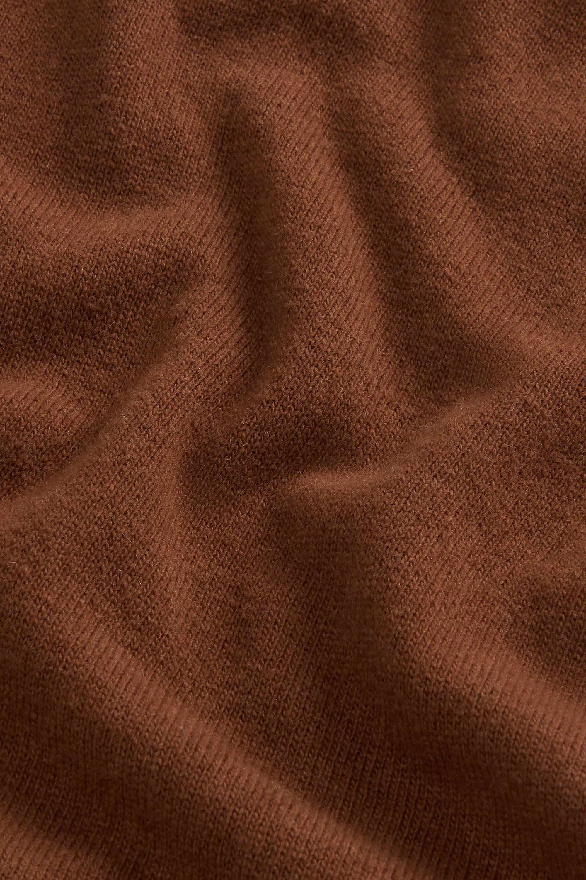 Crewneck Sweater in Pure Virgin Wool Brown photo 3 | Woolrich