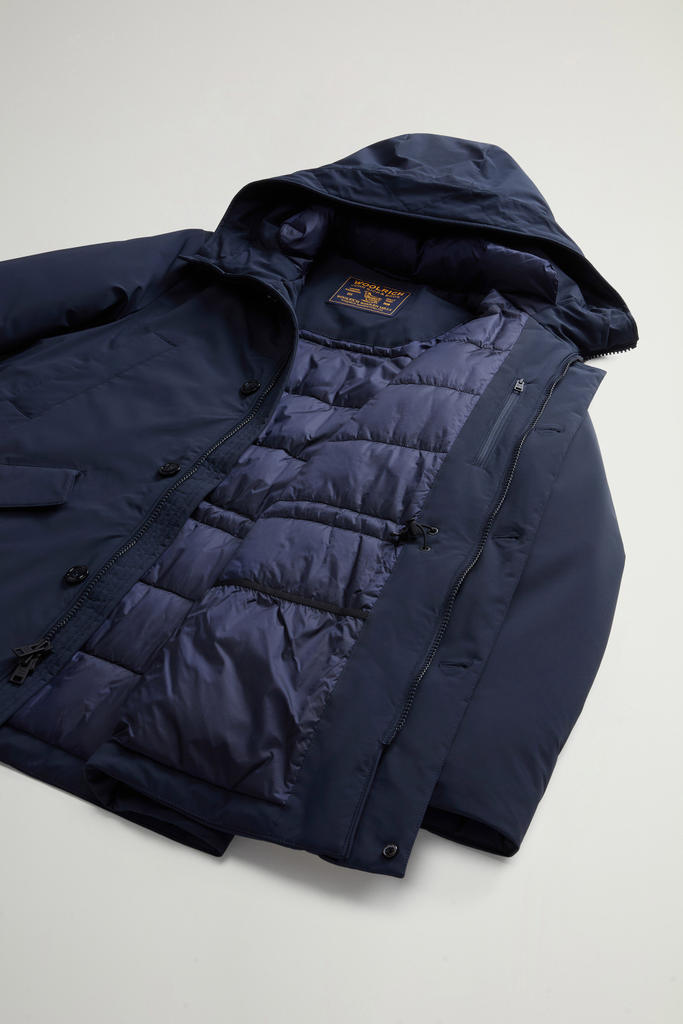 STRETCH PARKA Blue photo 8 | Woolrich