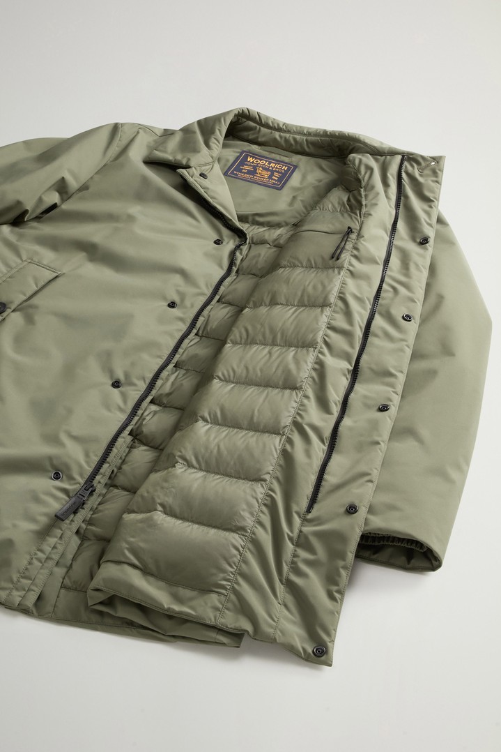 CLOUD LAMAR COAT Green photo 8 | Woolrich