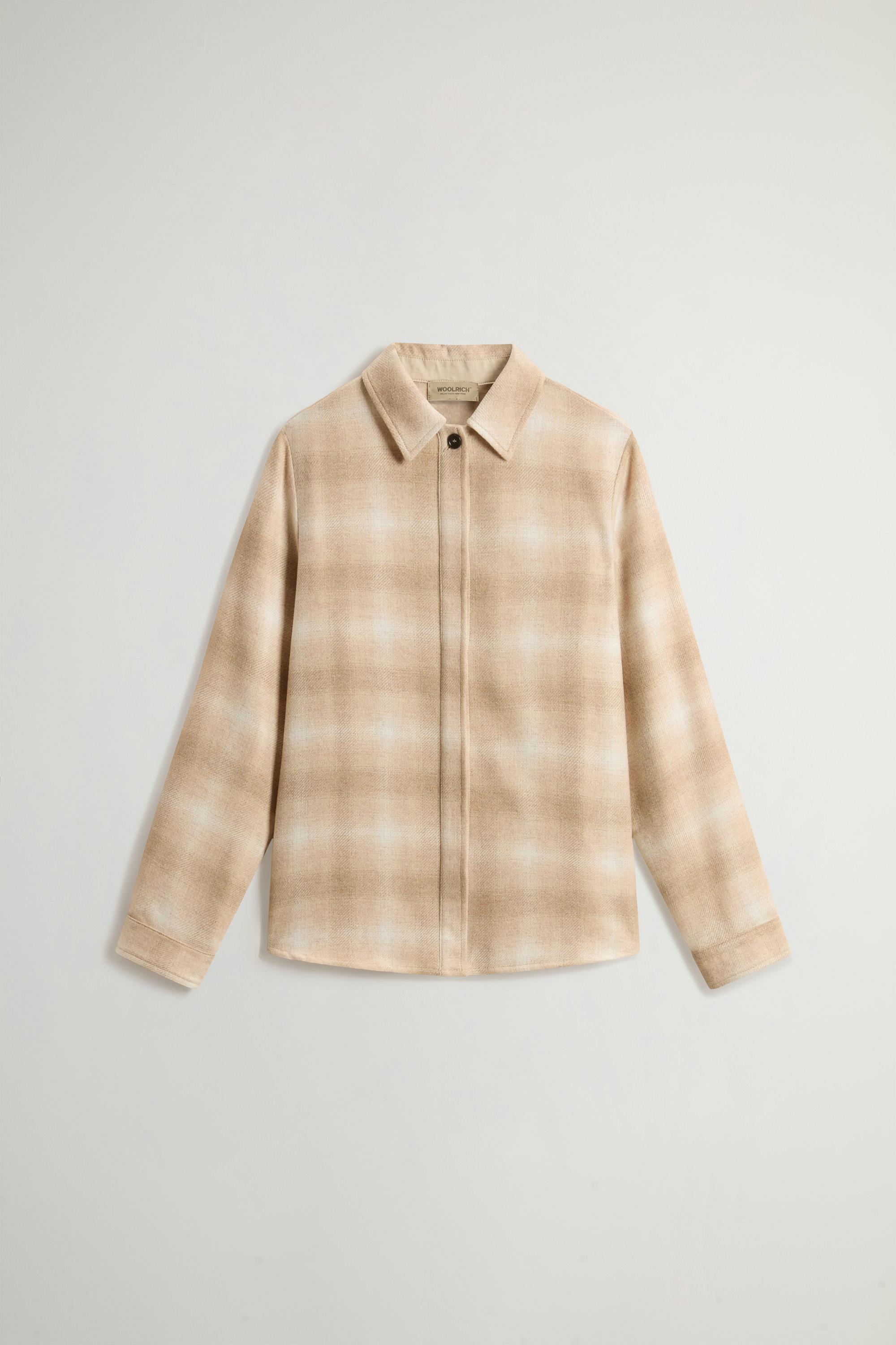 LIGHT SOFT WOOL SHIRT Beige photo 5 | Woolrich