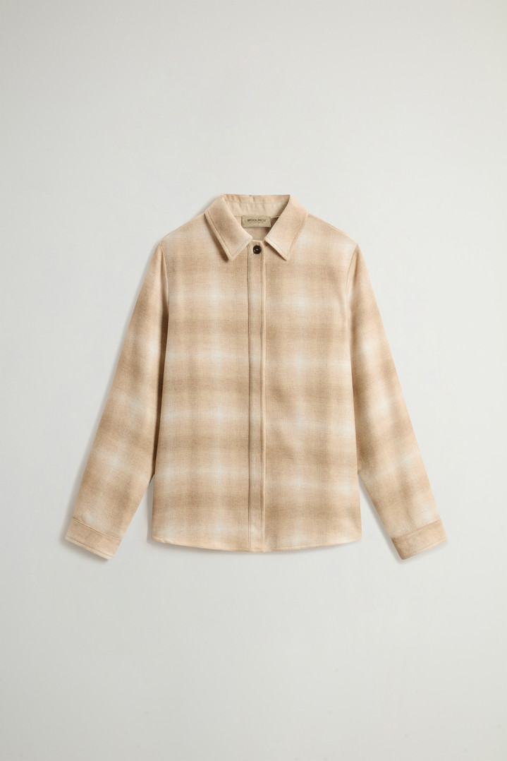 LIGHT SOFT WOOL SHIRT Beige photo 5 | Woolrich