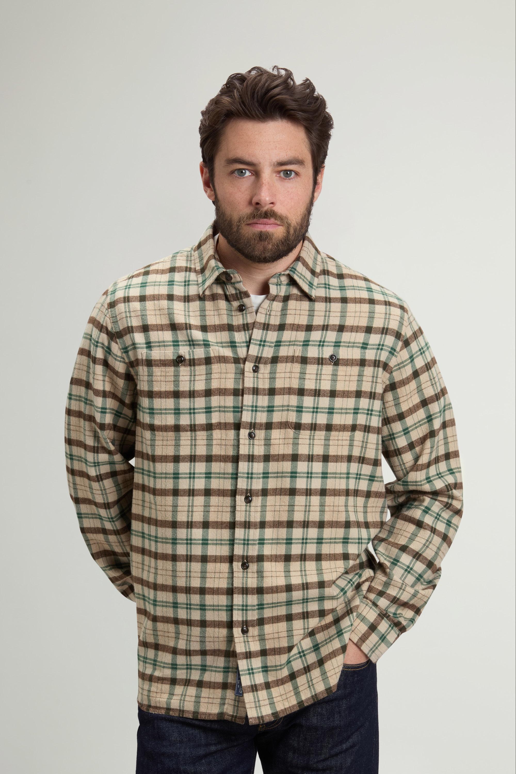 Warren Checked Shirt in Pure Cotton Flannel Multicolor photo 1 | Woolrich