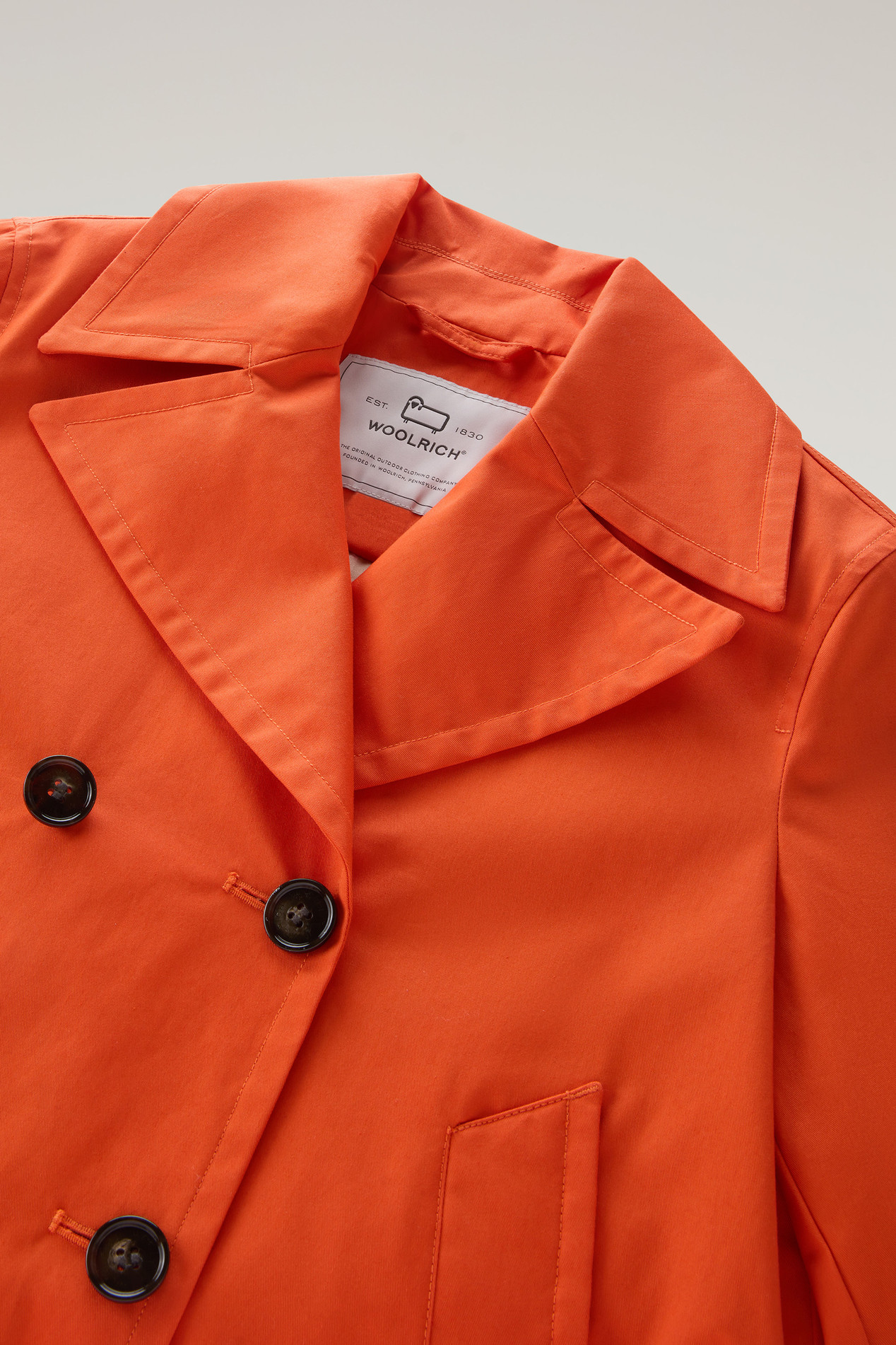Havice Peacoat in Best Cotton Orange photo 2 | Woolrich