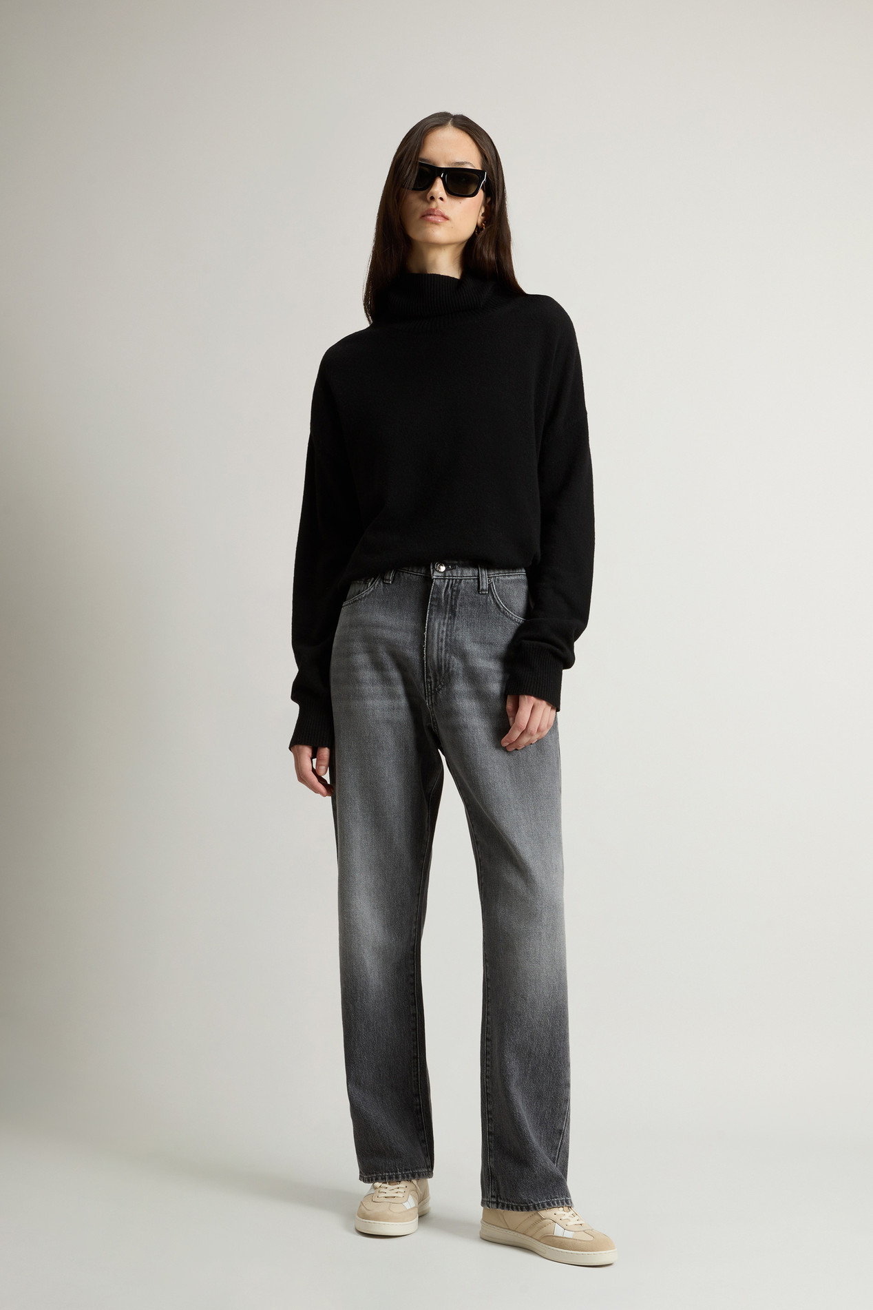 Pants in Pure Cotton Denim Gray photo 1 | Woolrich