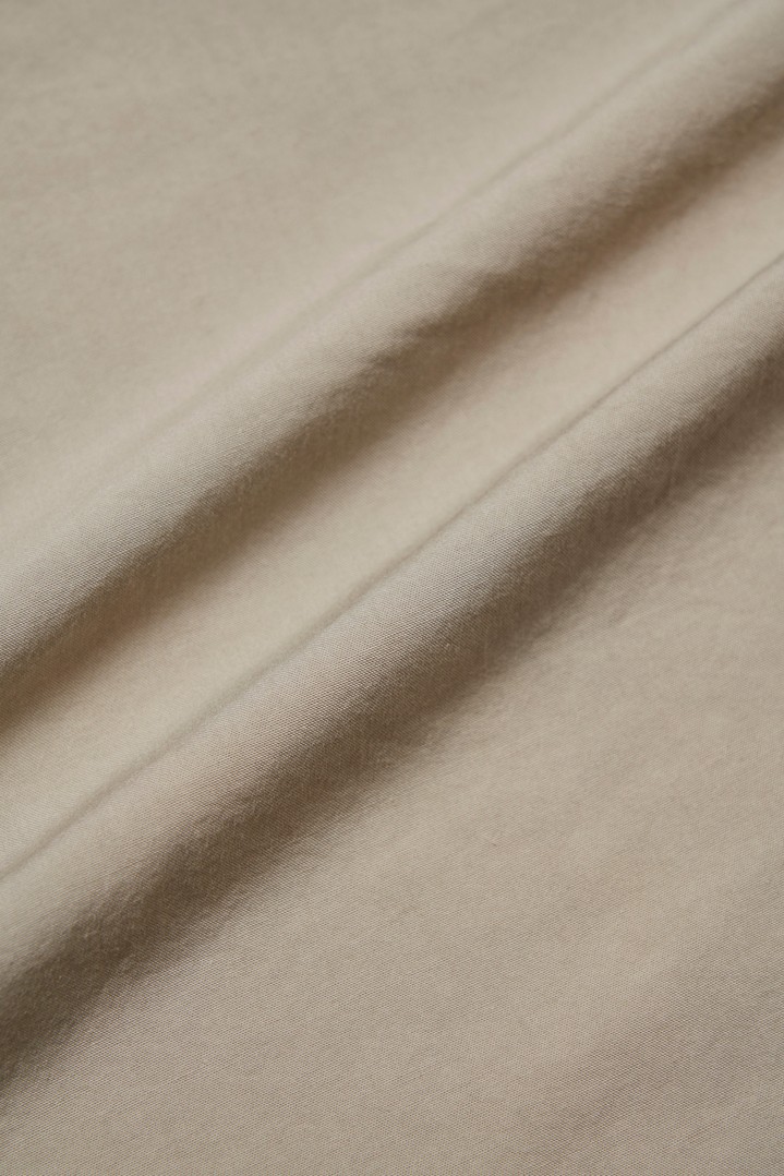 ORGANIC COTTON STAND COLLAR SHIRT Beige photo 3 | Woolrich