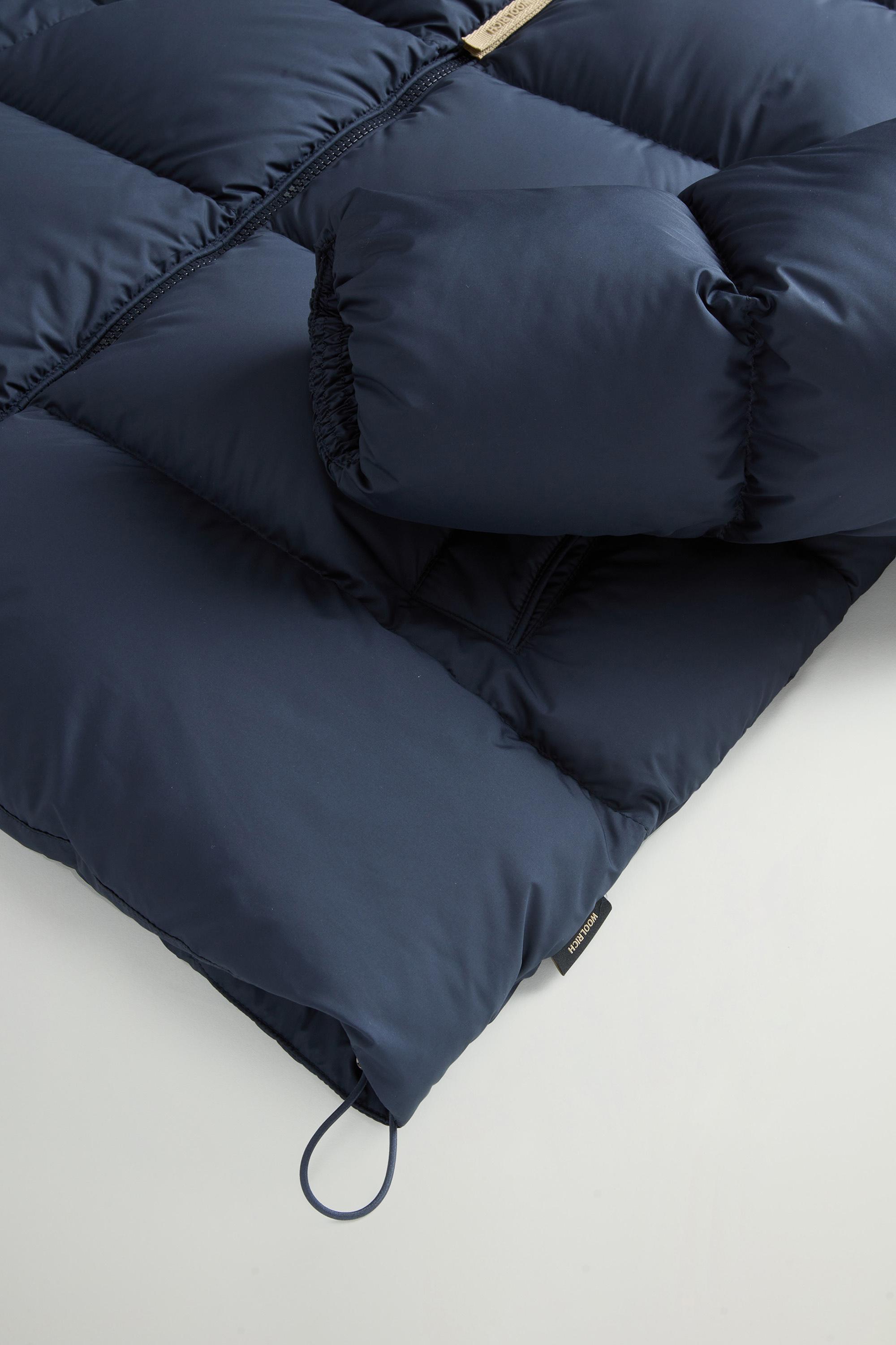 Cloud Down Jacket in Microfiber Blue photo 7 | Woolrich