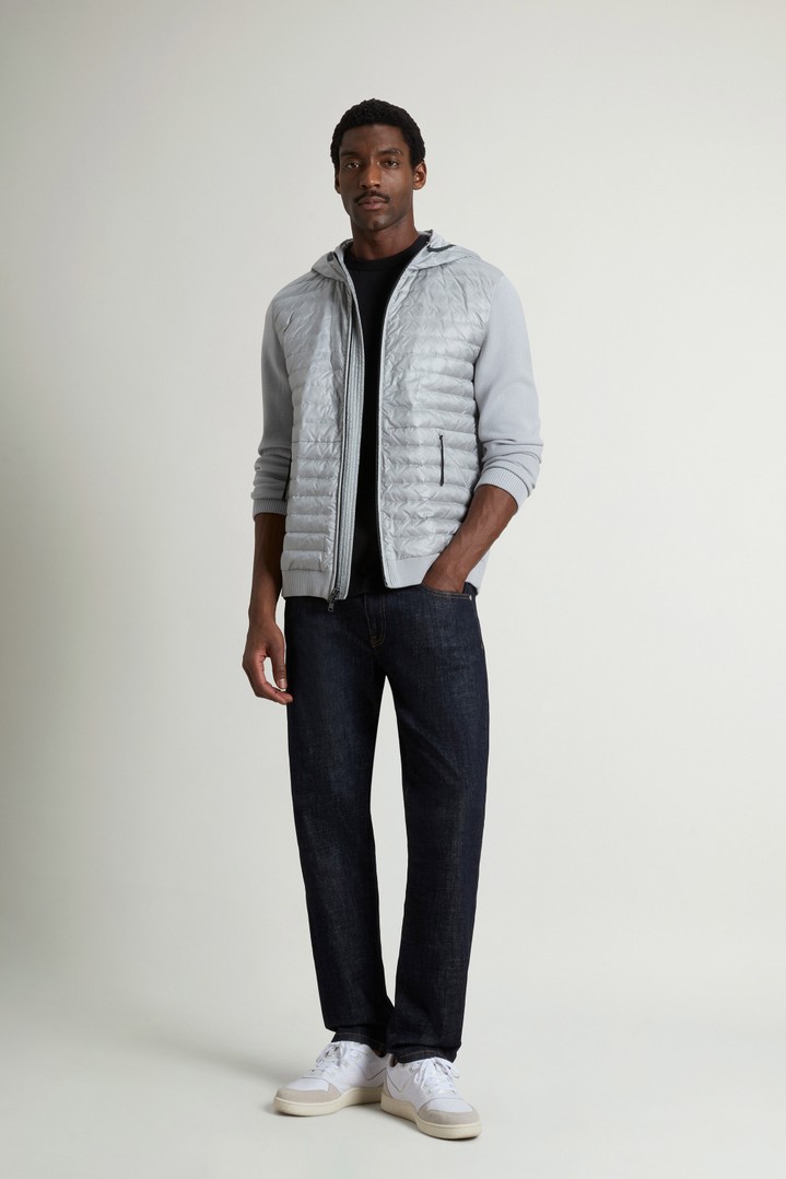 Allen Hybrid Jacket in Ripstop Nylon Gray photo 2 | Woolrich