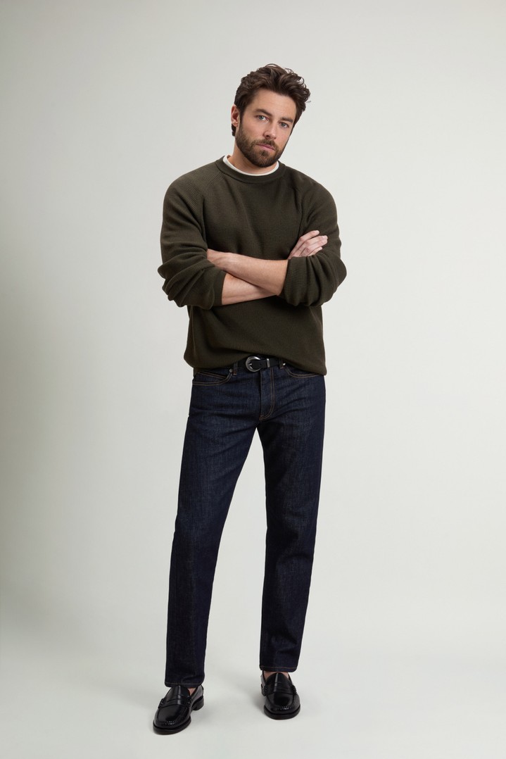 FINE MERINOS CREWNECK GG18 Groen photo 2 | Woolrich