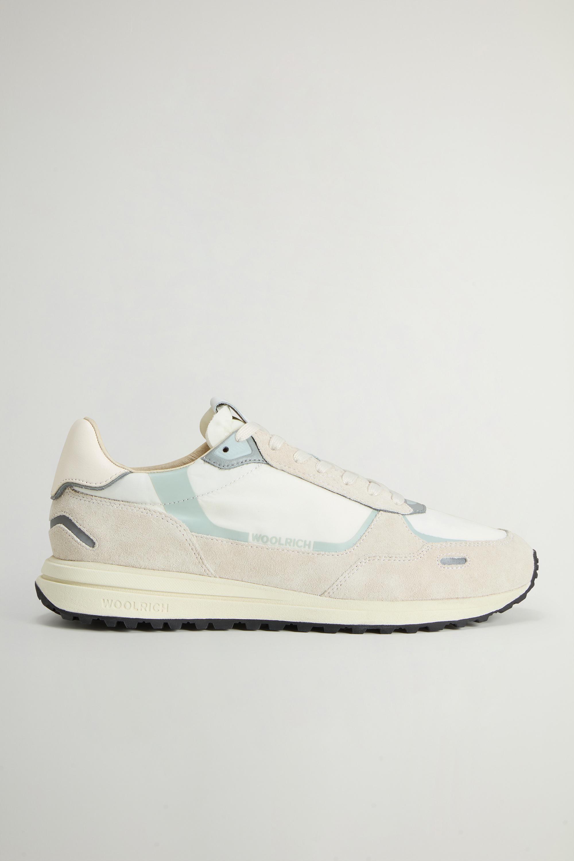 Retro Sneakers in Nylon with Leather and Suede Details White photo 1 | Woolrich
