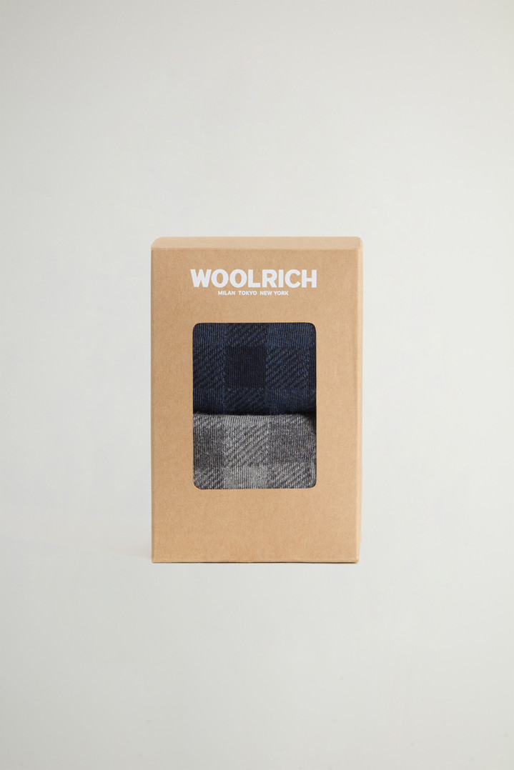 Cotton-Blend Socks Blue photo 2 | Woolrich