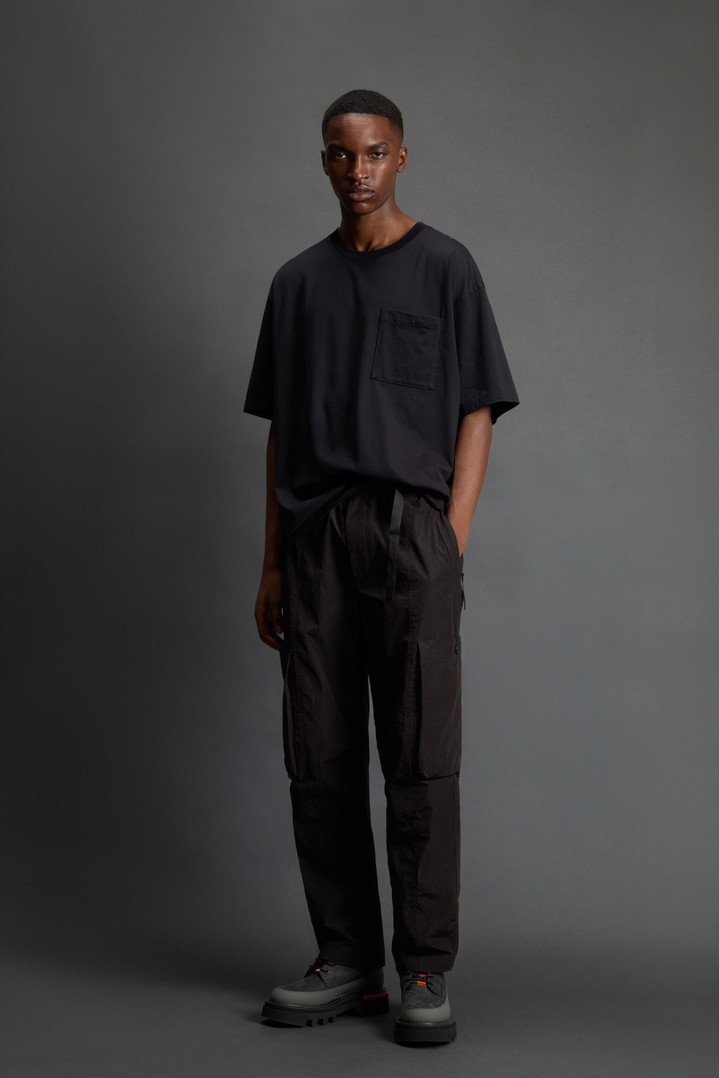 Pants in Olmetex Cotton and Nylon Blend by Todd Snyder Black photo 2 | Woolrich