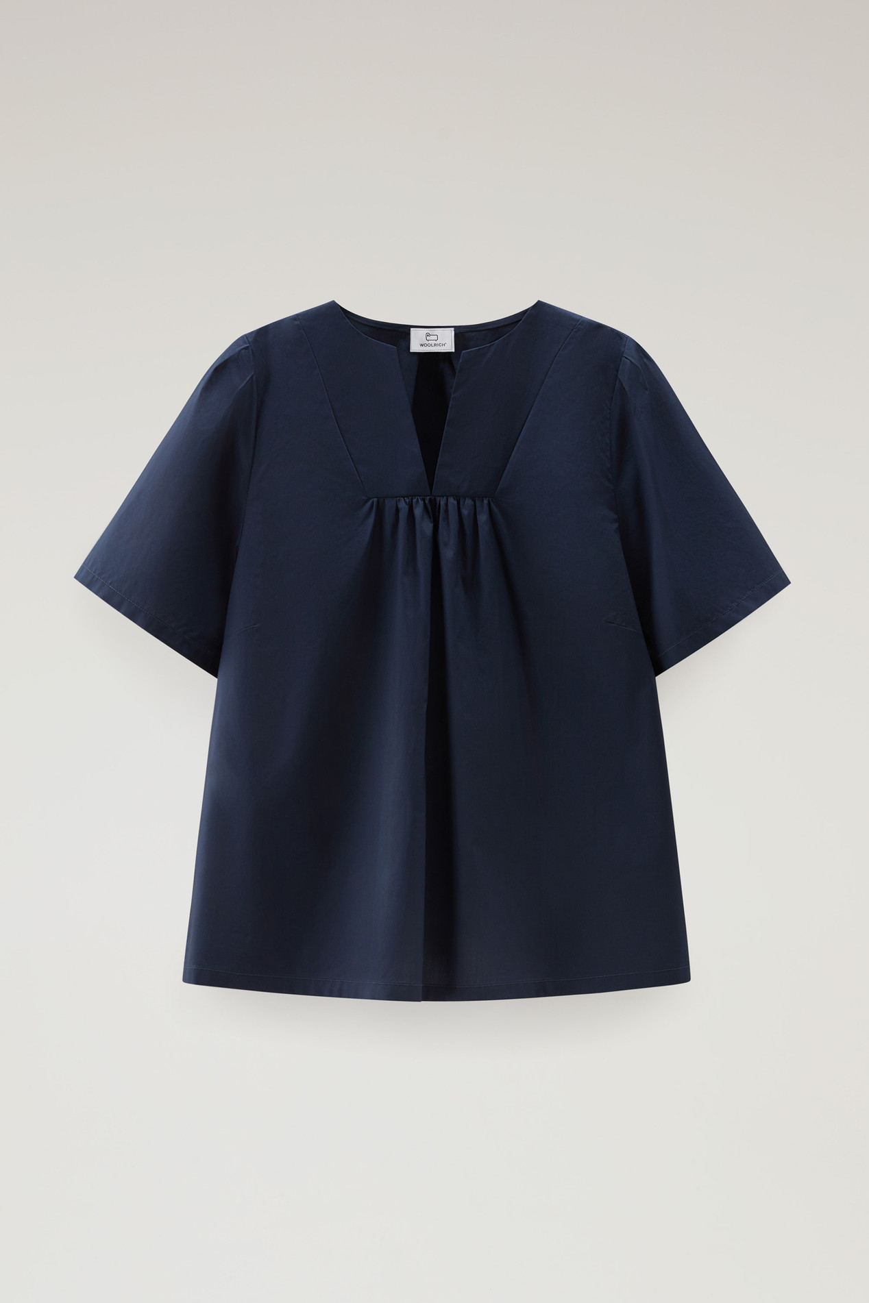 POPLIN BLOUSE Blue photo 1 | Woolrich