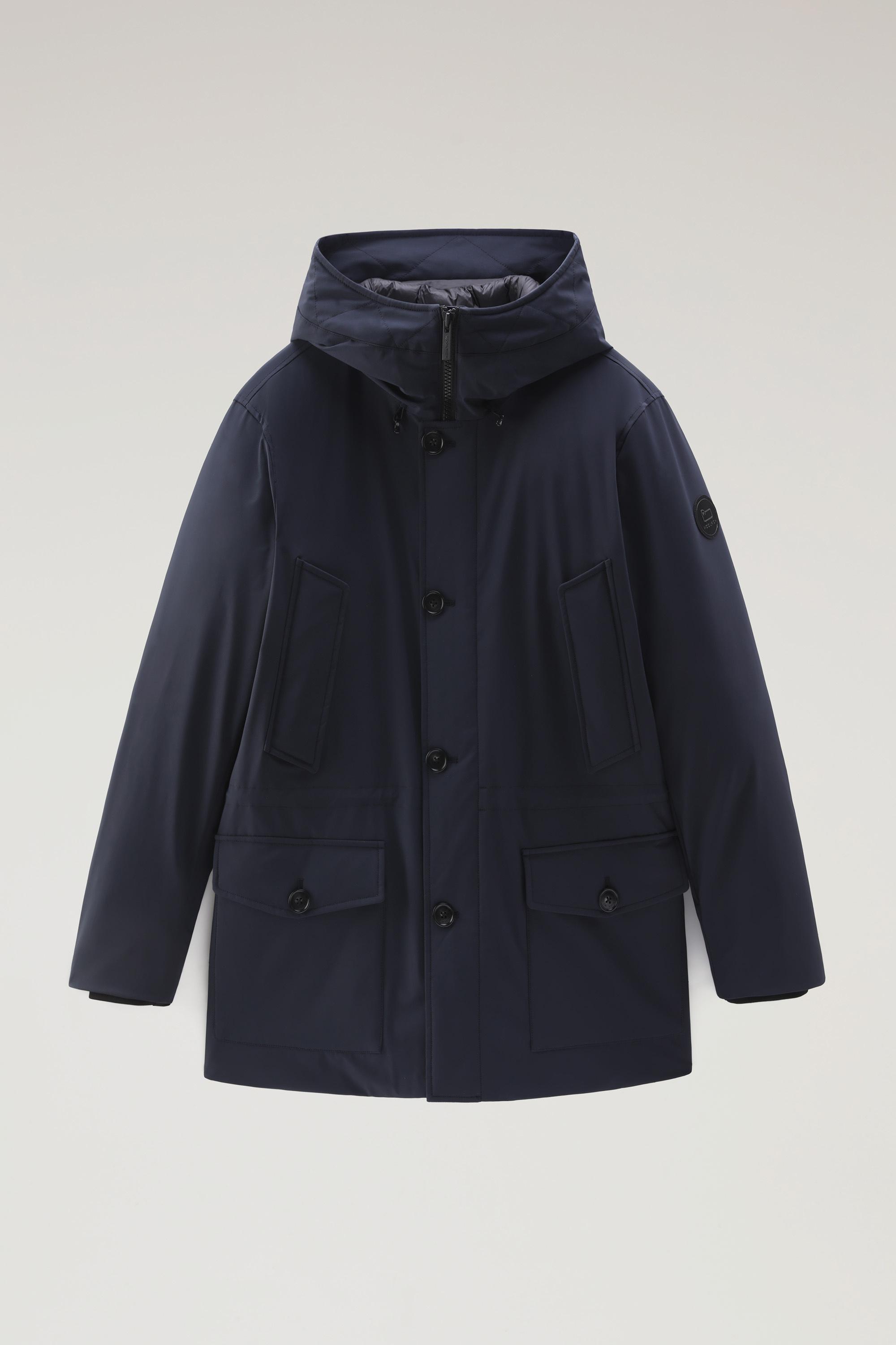 Arctic Parka in Stretch Nylon Blue photo 1 | Woolrich