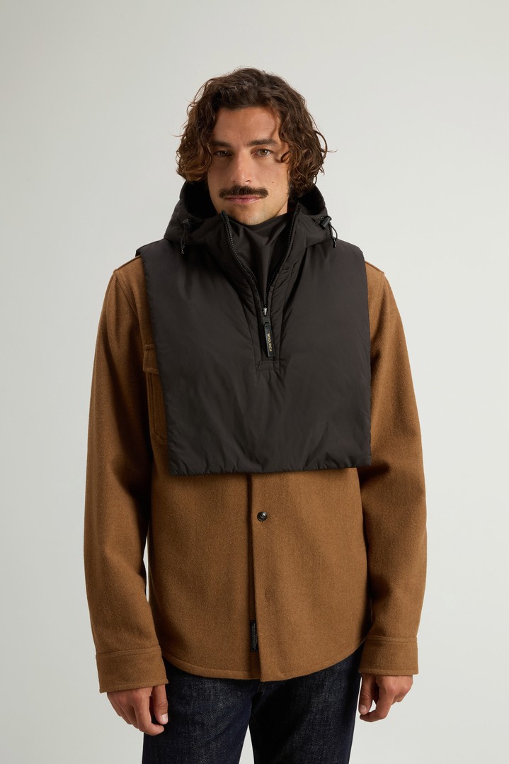 Packable Padded Bib in Microfiber Black photo 1 | Woolrich