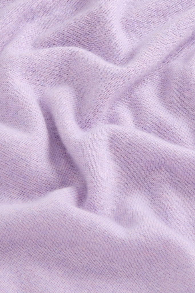 Crewneck Sweater in Virgin Wool and Cashmere Blend Purple photo 6 | Woolrich