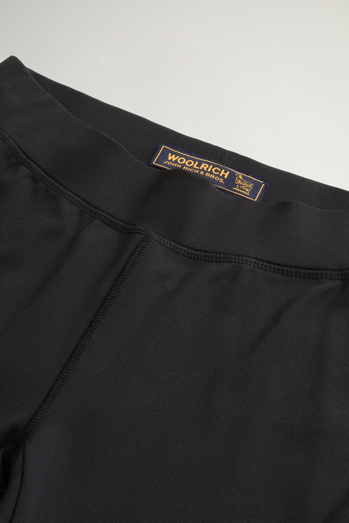 Legging en interlock stretch Noir photo 2 | Woolrich